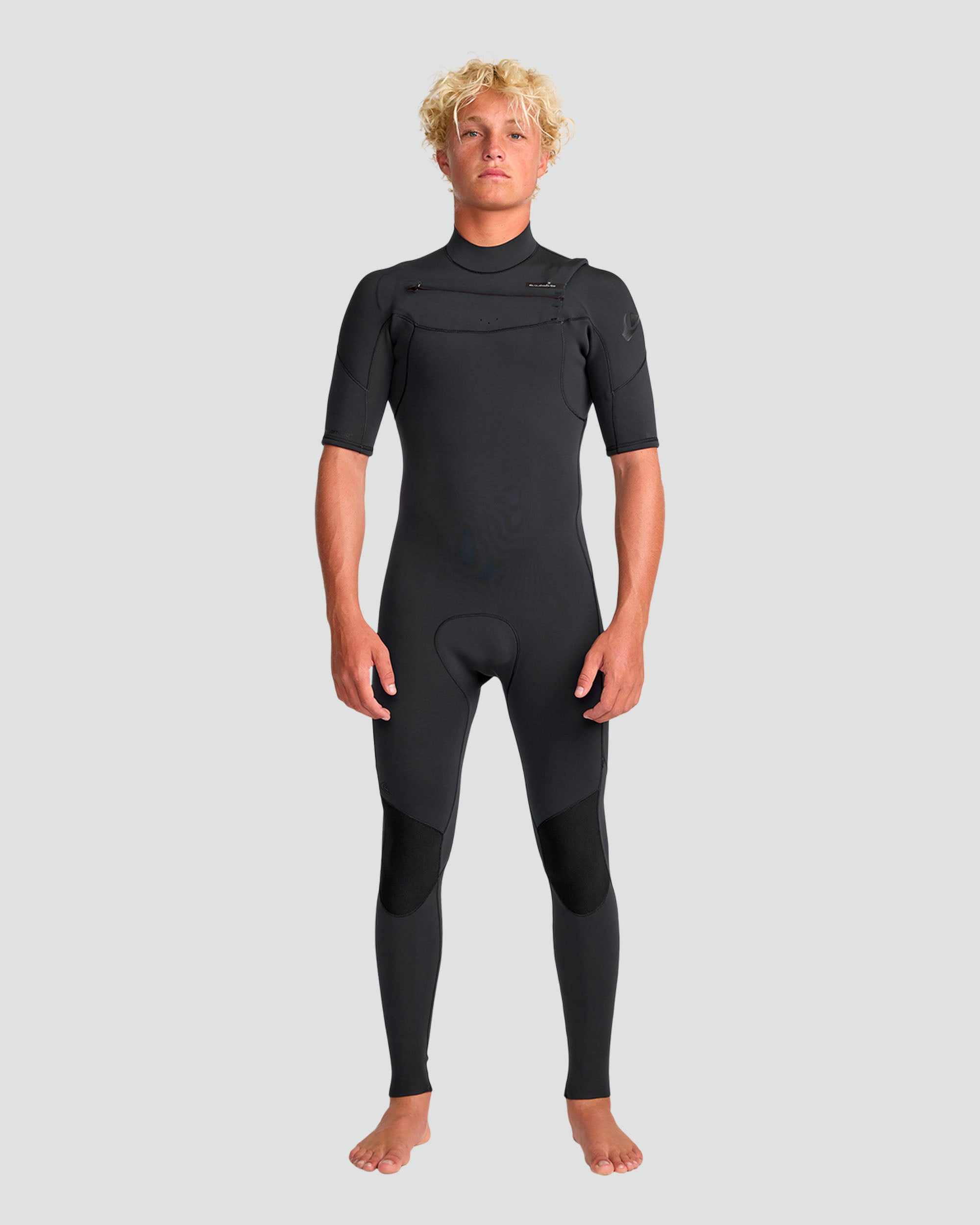 Quicksilver　ジャーセミ　L Everyday Sessions 2/2 mm Short Sleeve Chest Zip Springsuit
