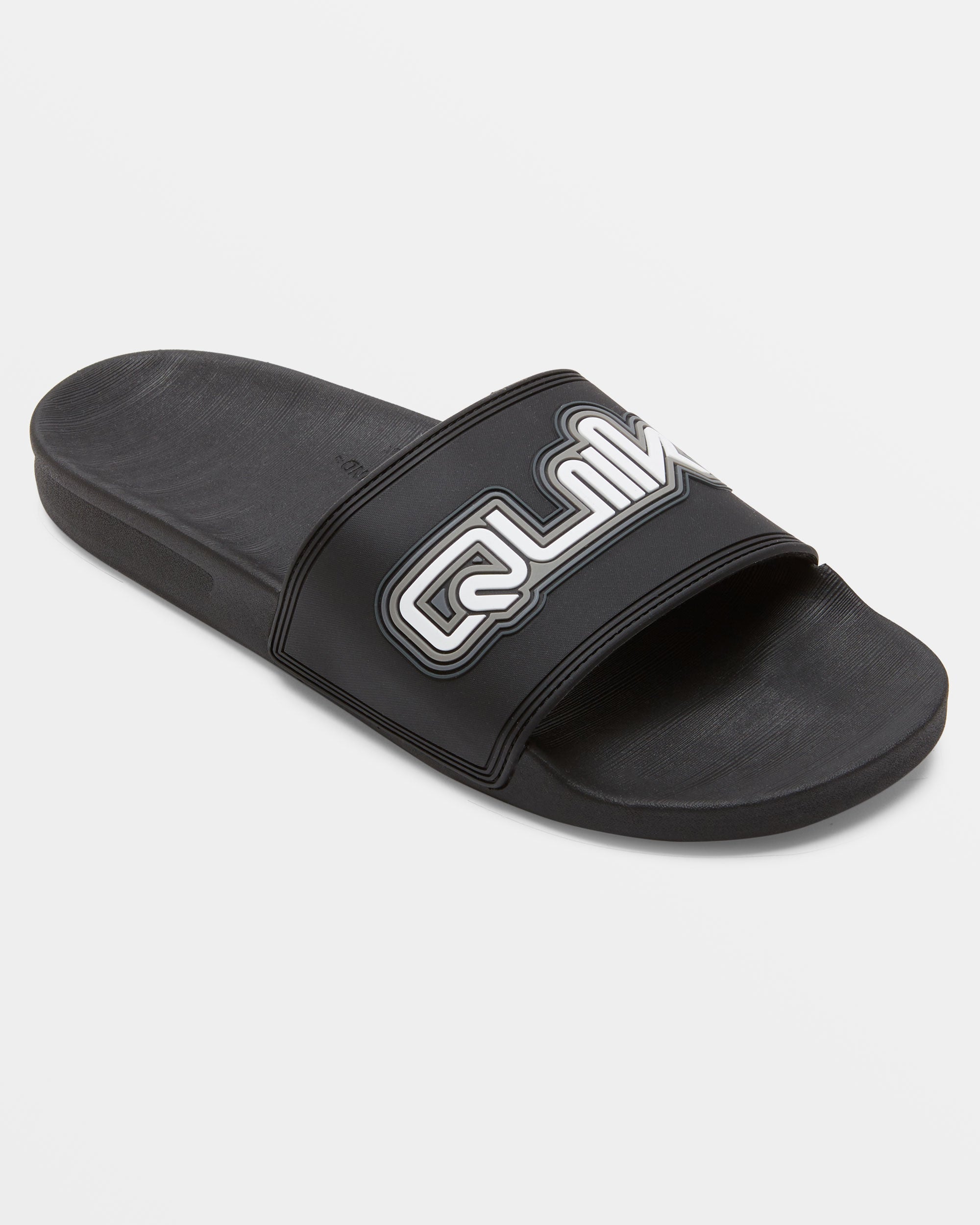 Rivi Wordmark Slide II Sandals - Black 1 – Quiksilver