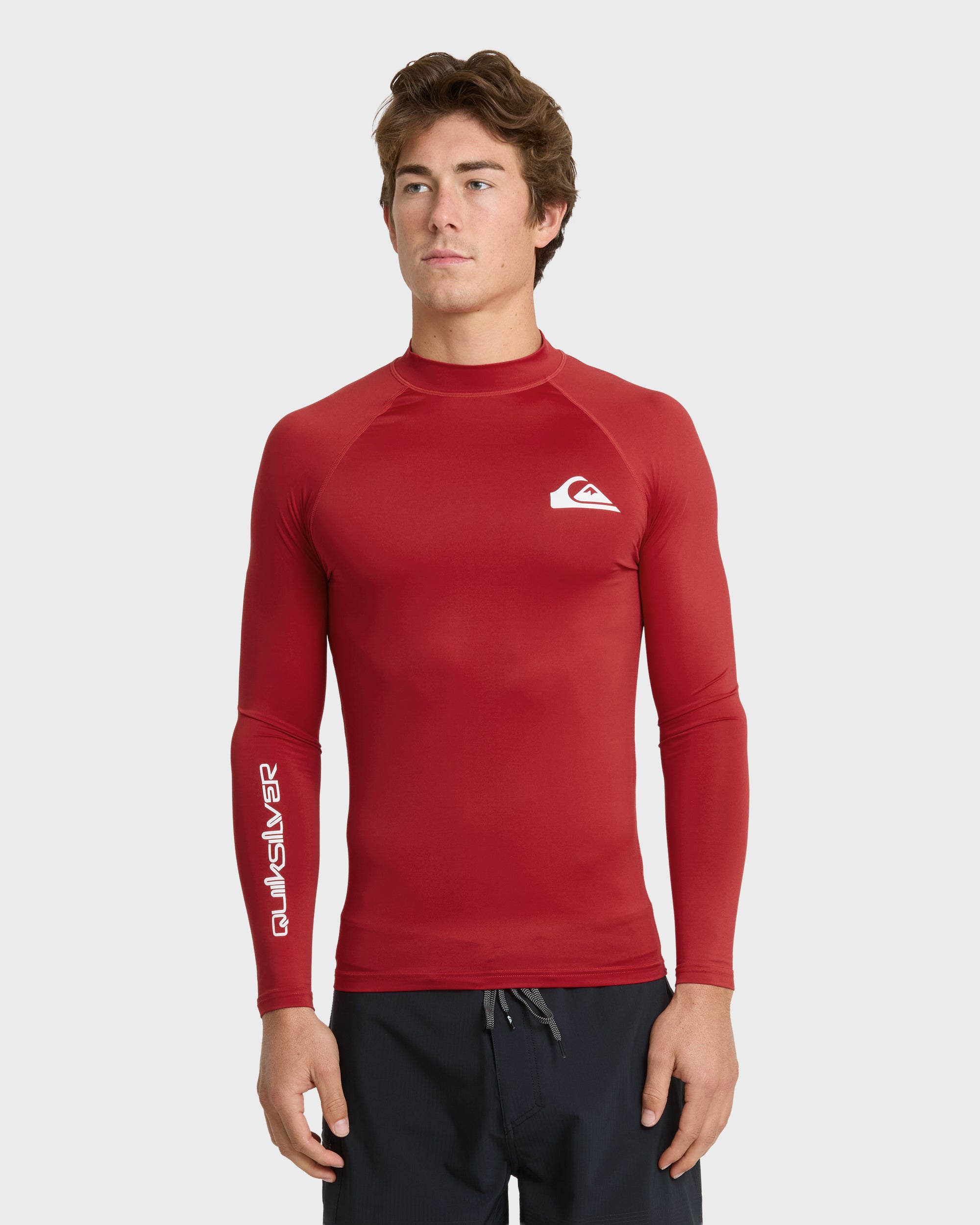 ウェア ryu216wa17 Everyday Upf 50 Long Sleeve Rashguard - Salsa | Quiksilver