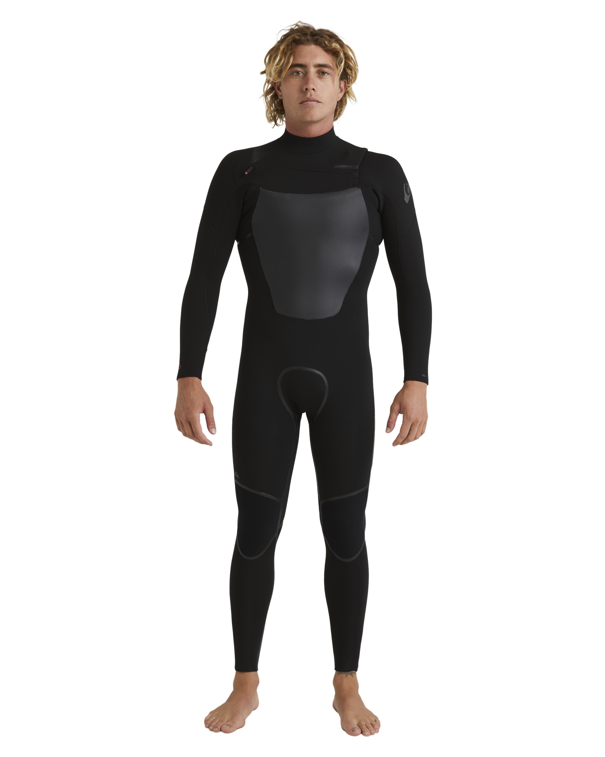 3/2 Marathon Sessions Chest Zip Fullsuit - Black | Quiksilver