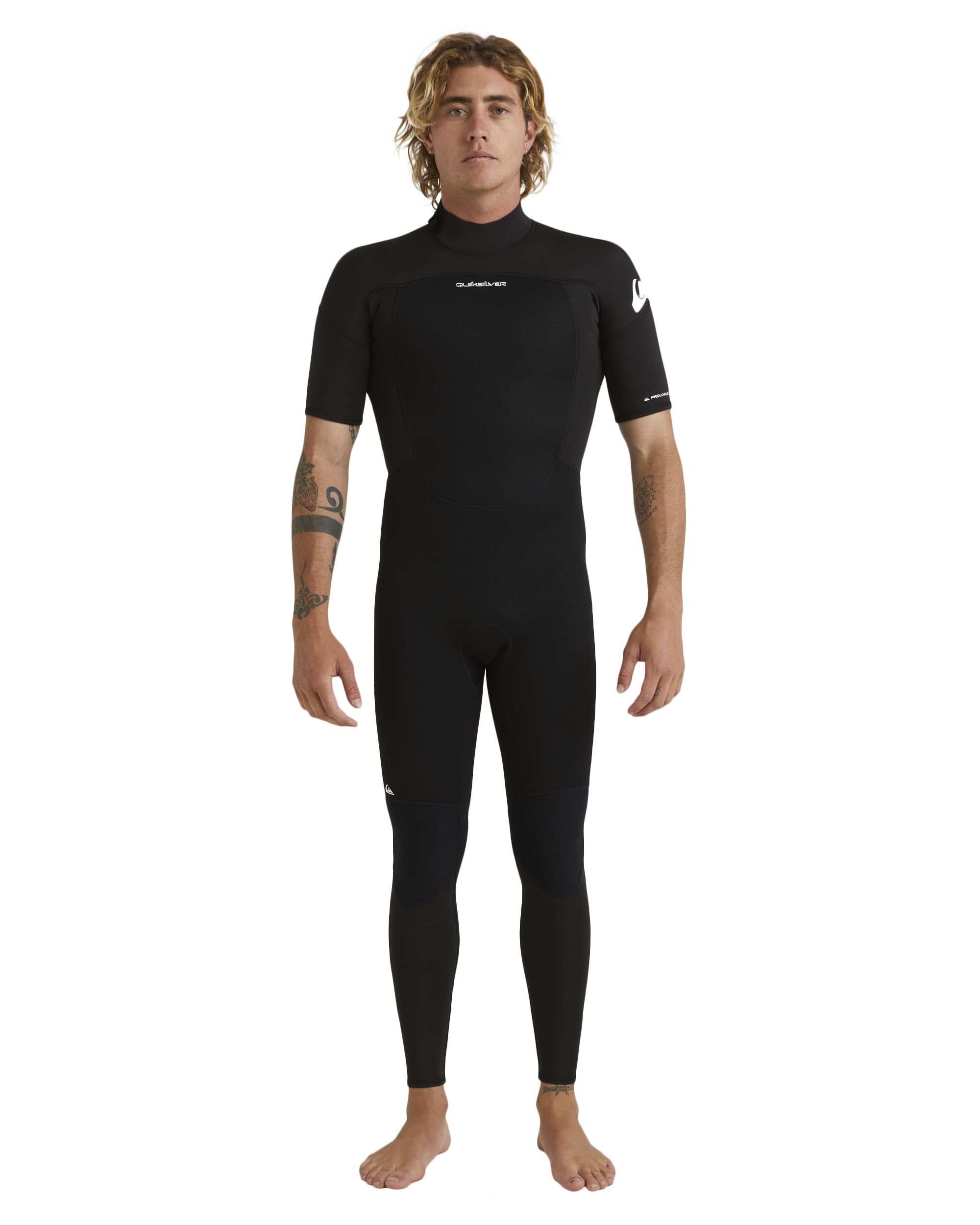 2/2 Prologue Short Sleeve Back Zip Wetsuit - Black | Quiksilver