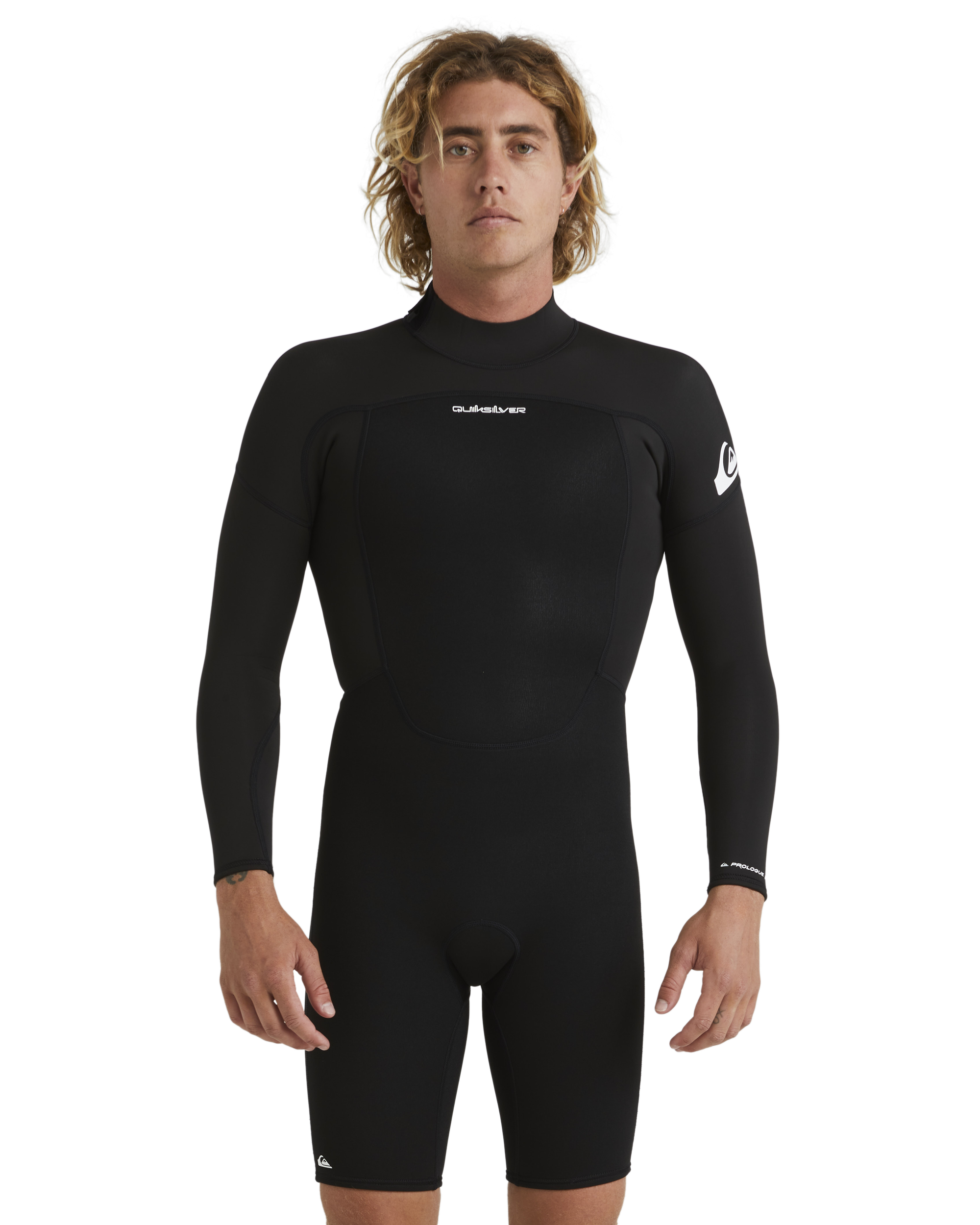 2/2 Prologue Long Sleeve Back Zip Wetsuit - Black | Quiksilver