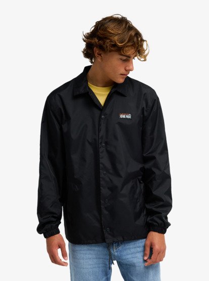 One Piece Coach Water-Repellent Jacket - Black | Quiksilver
