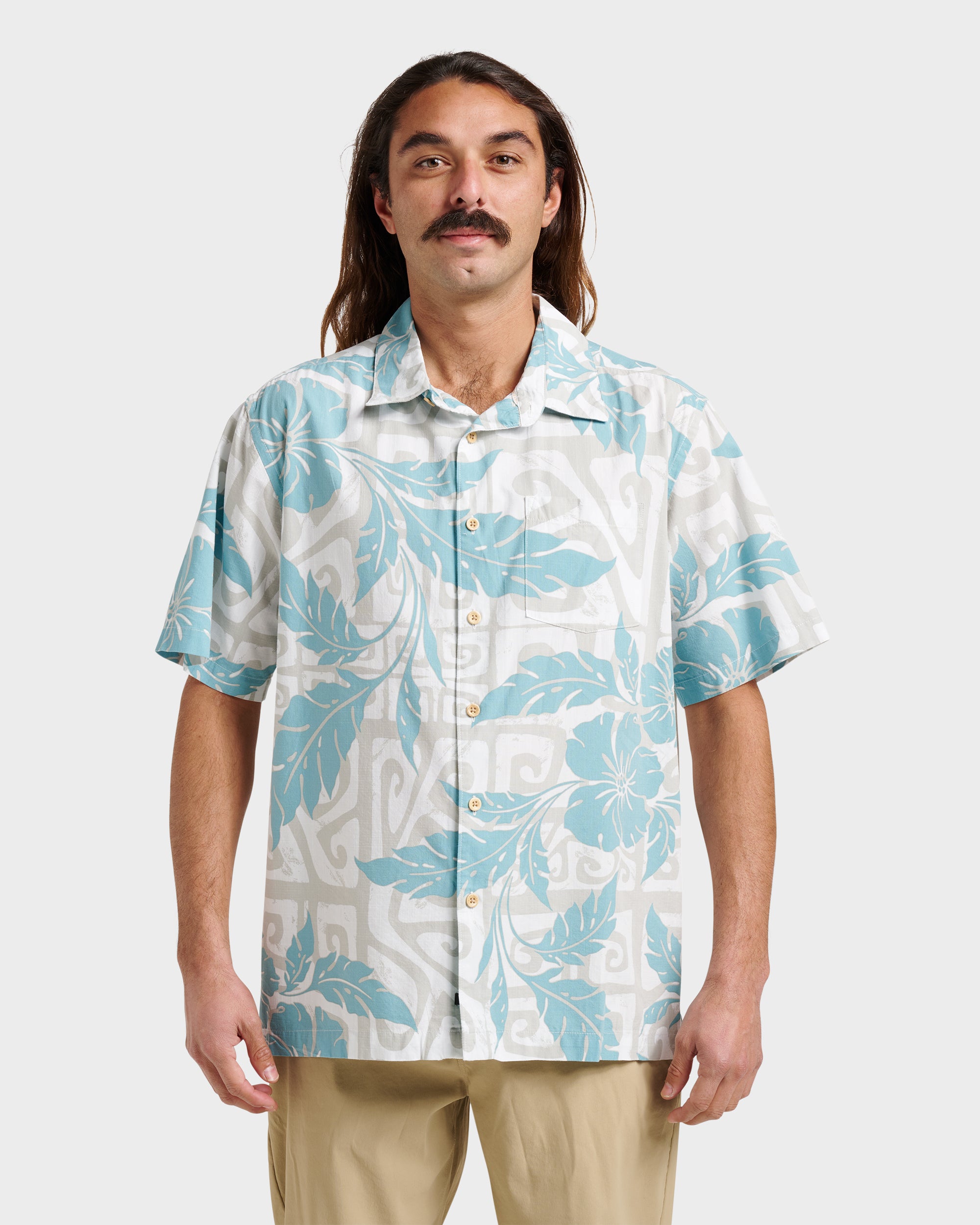 Waterman Beach Shack Shirt - White | Quiksilver