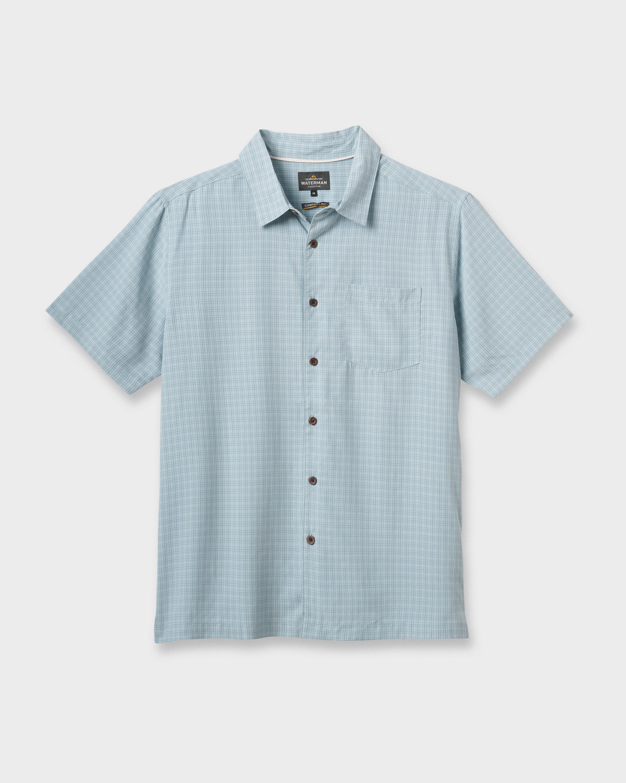Waterman Checkmate Shirt - Sterling Blue | Quiksilver