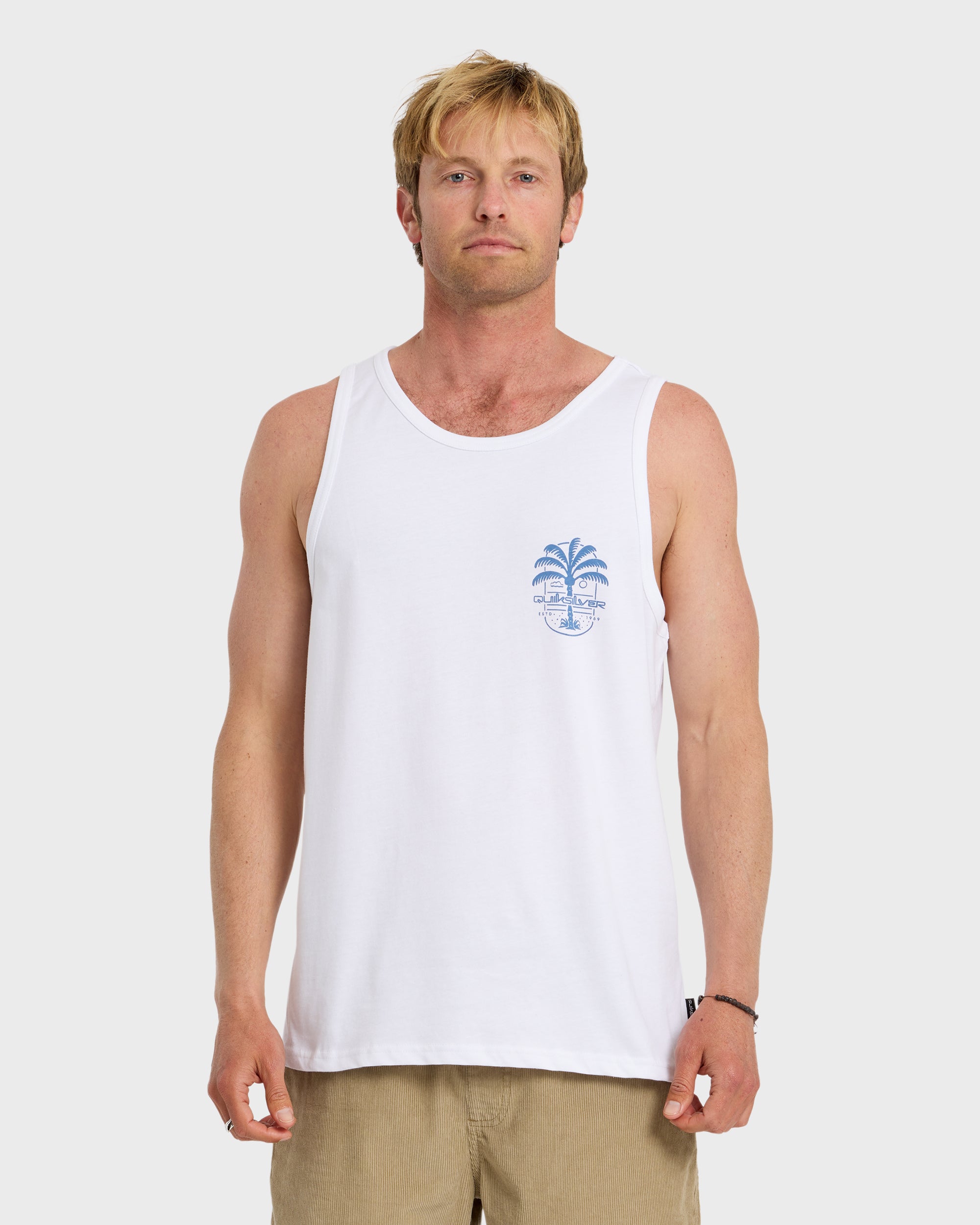 Uno Palm Tank - White | Quiksilver