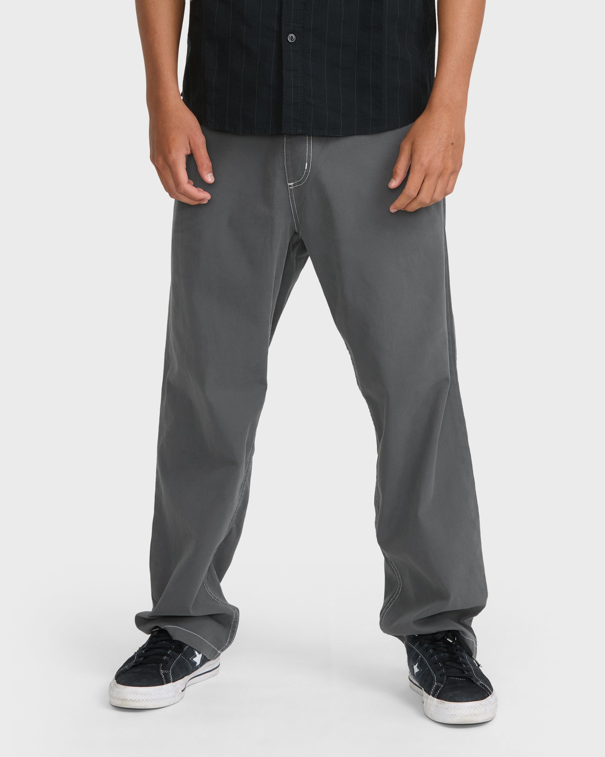 Beach Stretch Canvas Pants - Iron Gate – Quiksilver