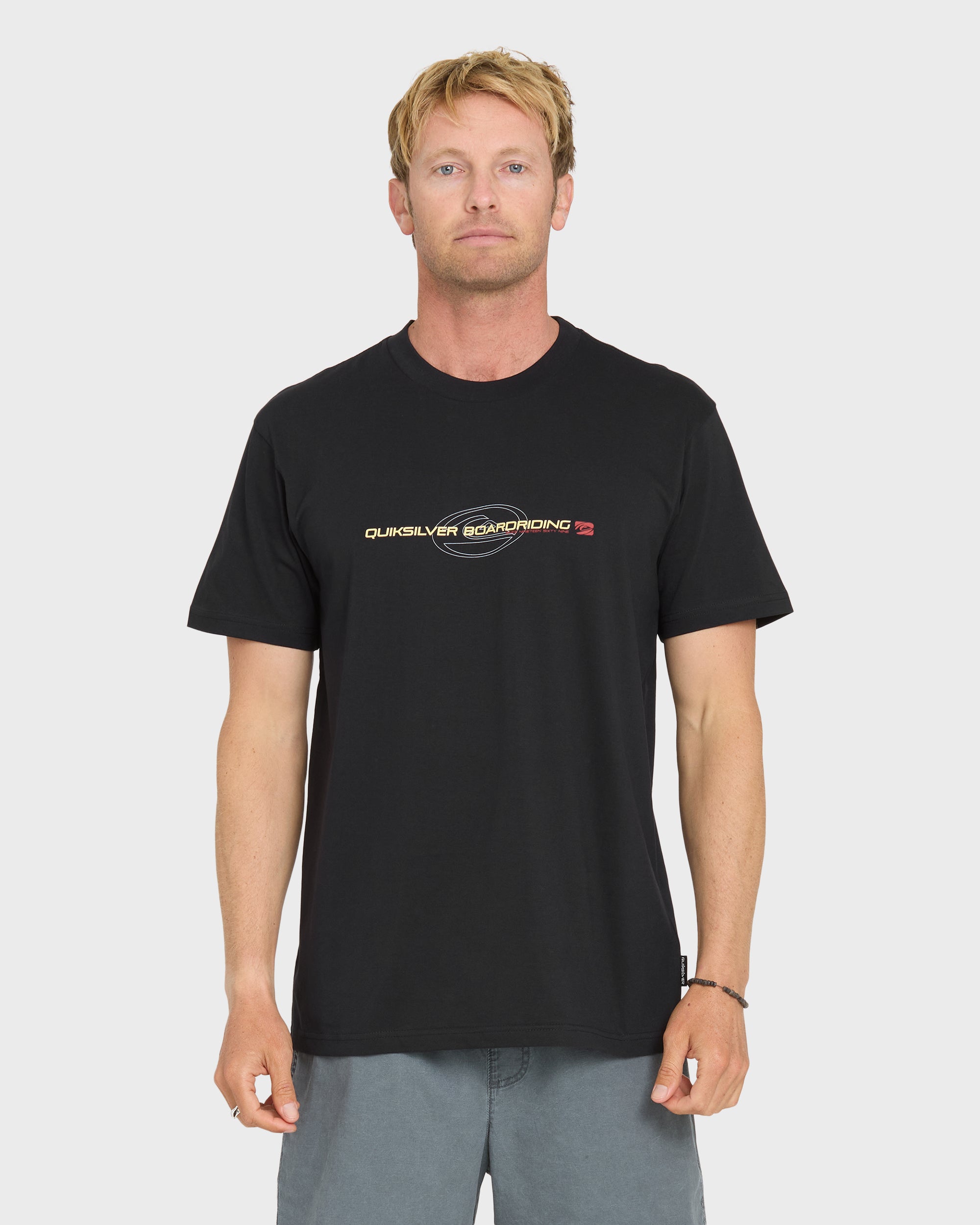 Thick To Thin Short Sleeve Knit T-Shirt - Black | Quiksilver