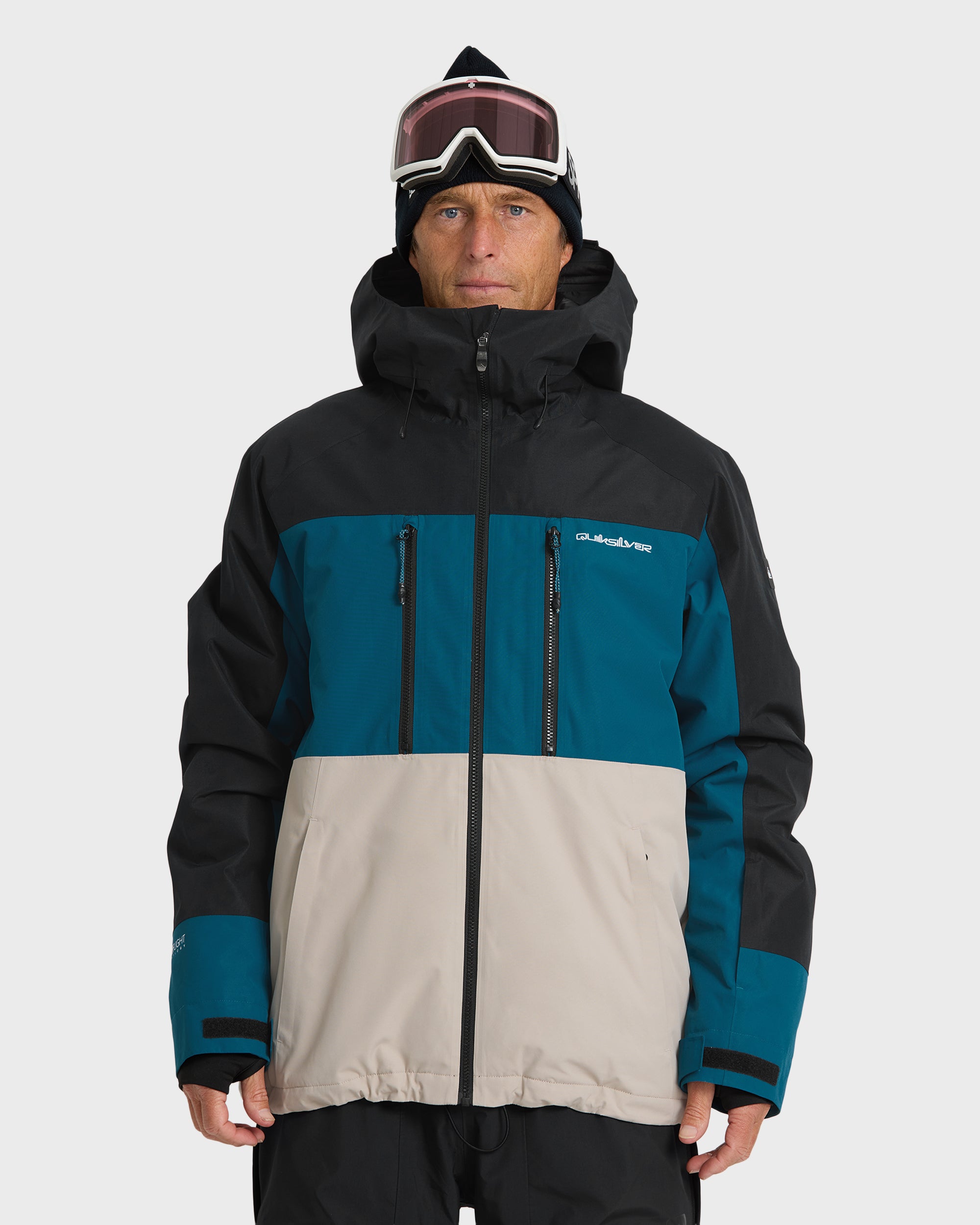 ウェア simotaku Sycamore Block 20K Snow Jacket - Blue Coral – Quiksilver