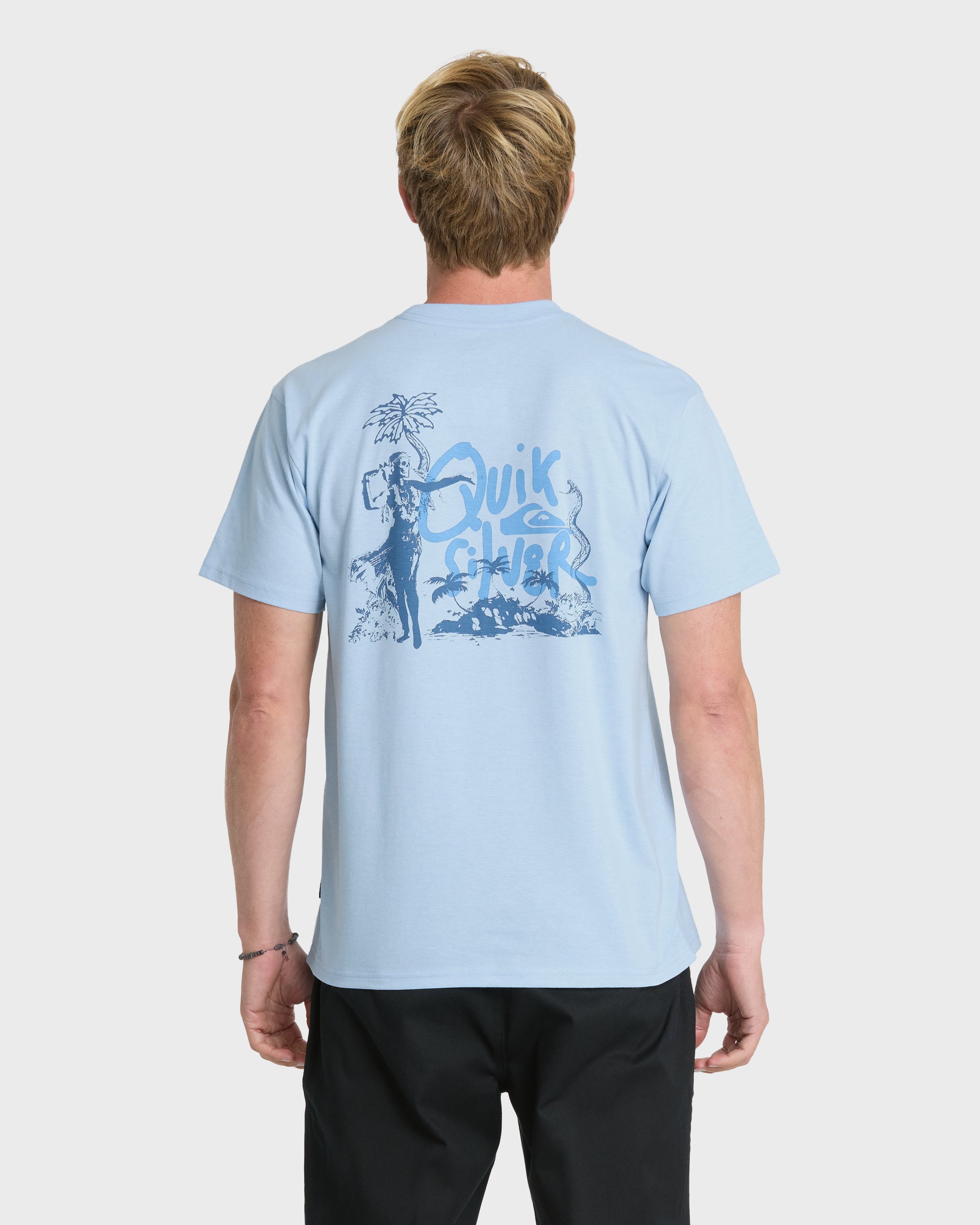 Shred Classic Short Sleeve Knit T-Shirt - Skyway Heather | Quiksilver
