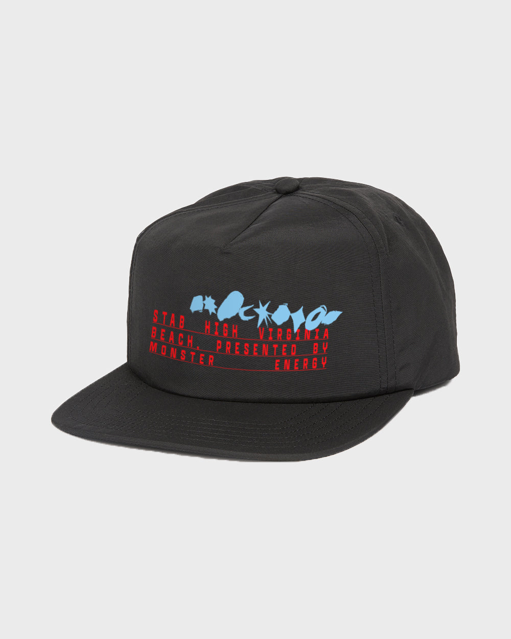 Stab High Snapback Hat - Black | Quiksilver