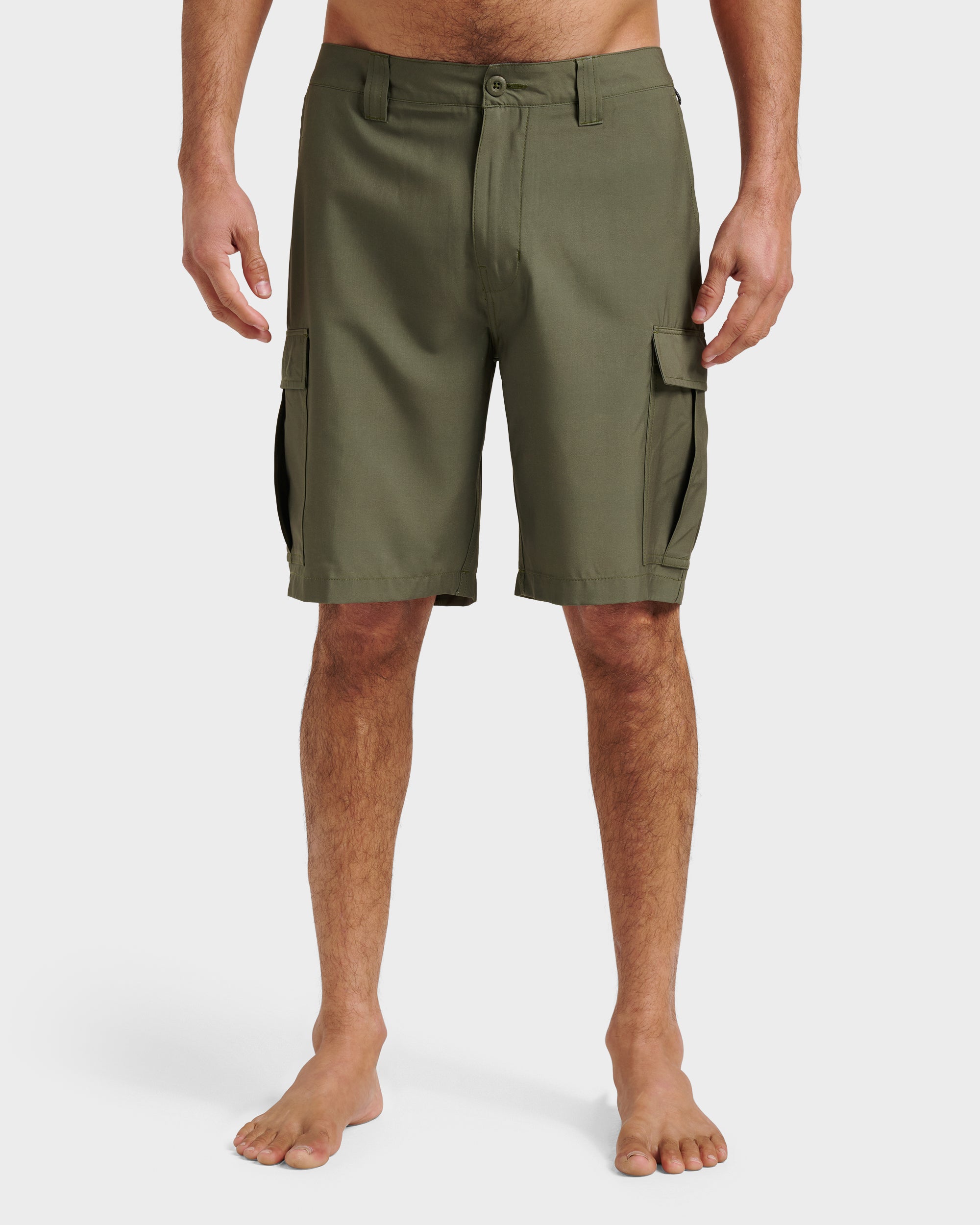 Pantalon de Travail Homme - Cargo - Slim Fit - Vert Vert Pantalon de Travail Homme - Cargo - Slim Fit - Vert Vert