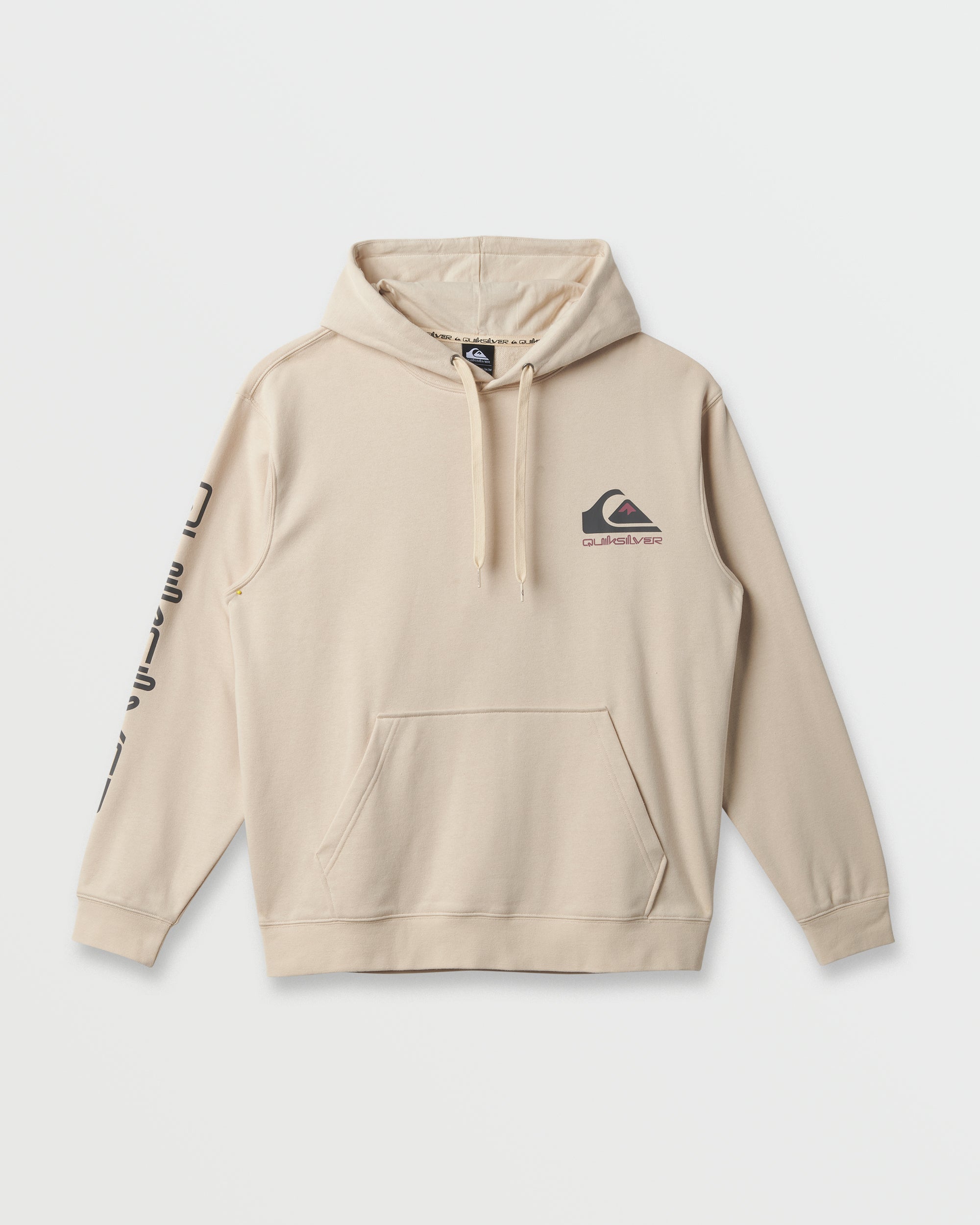 Omni Logo Hoodie - Fog | Quiksilver Omni Logo Hoodie - Fog | Quiksilver