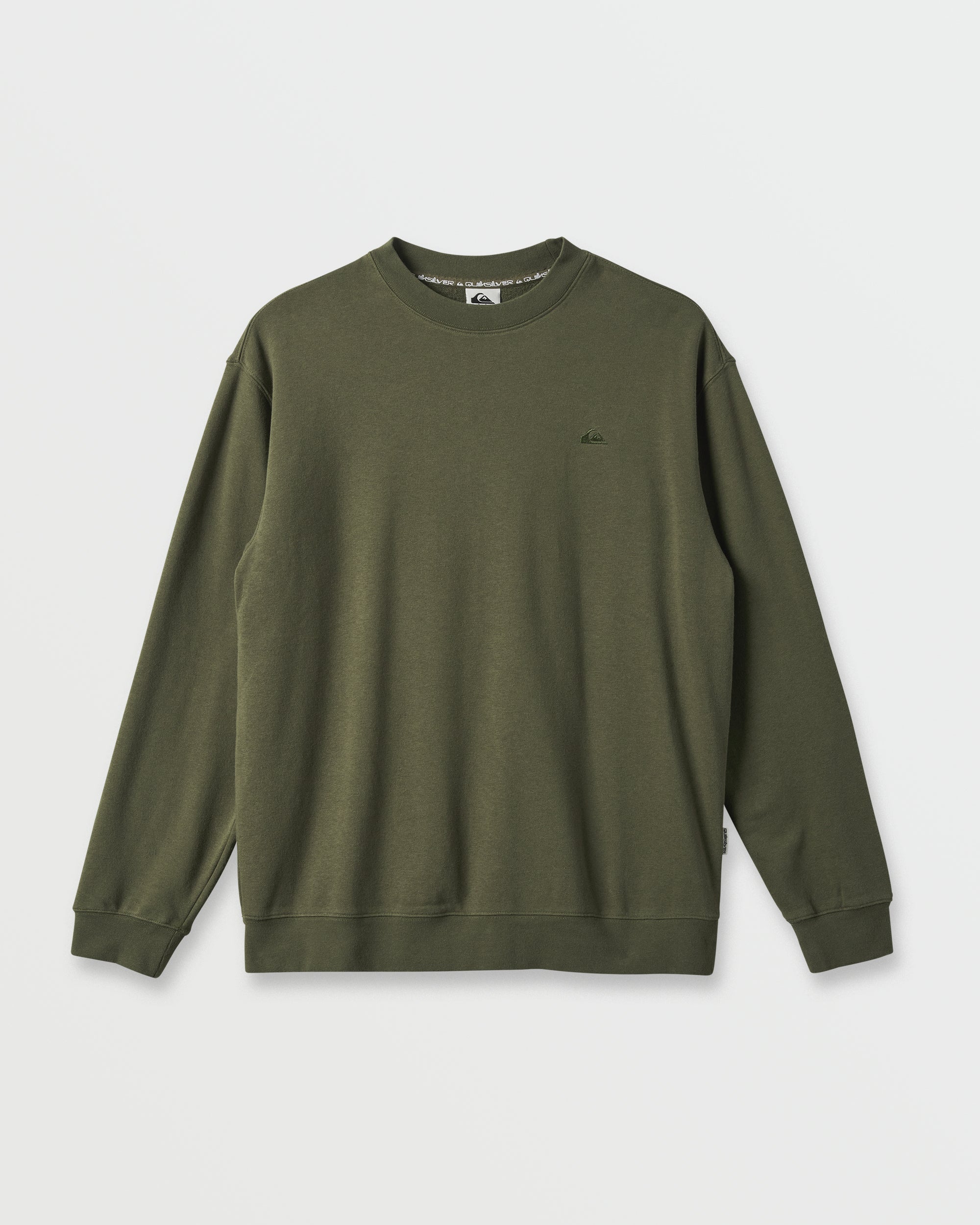 Saltwater Crewneck Sweatshirt Army Quiksilver - Main Image