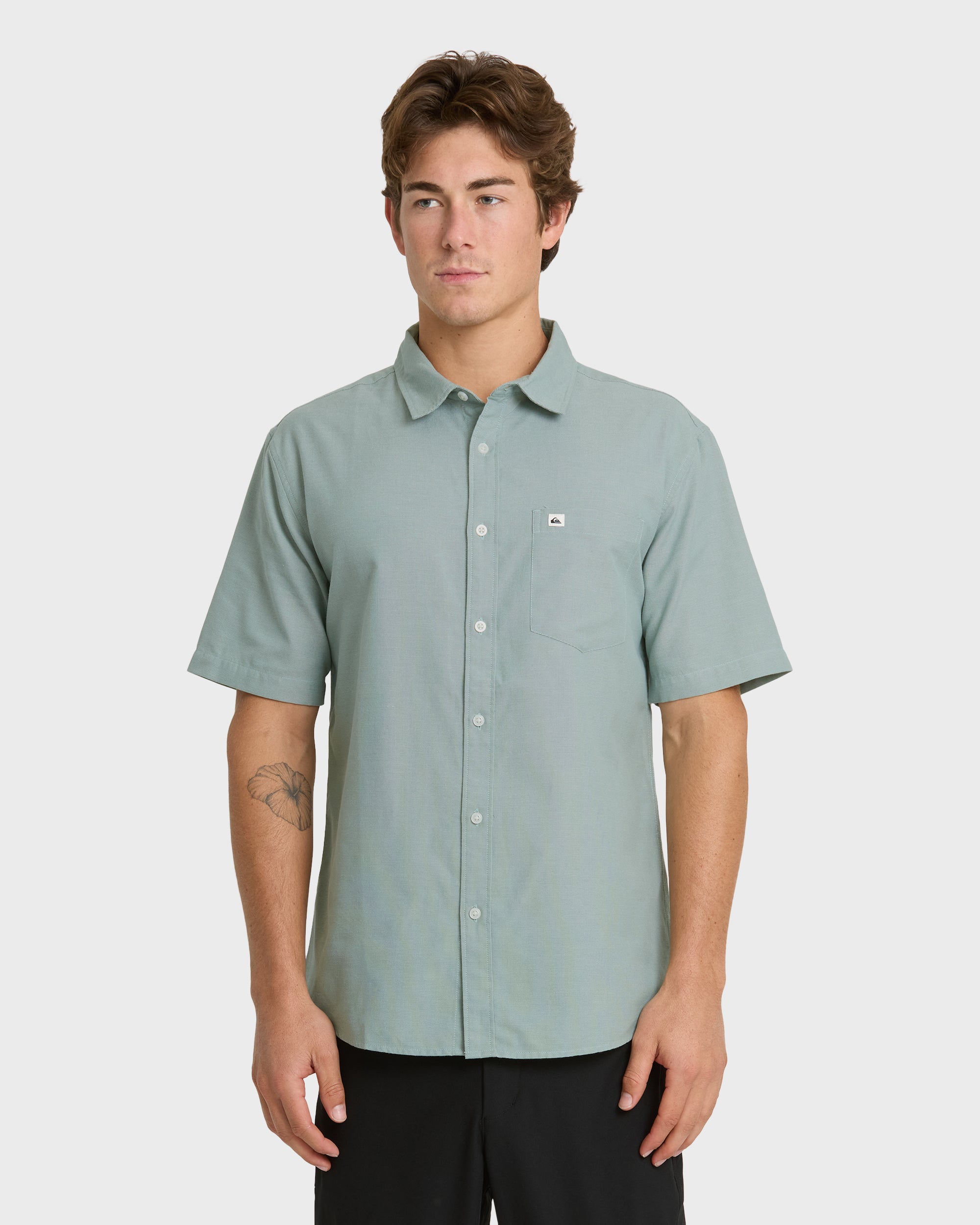 Shoreline Classic Short Sleeve Shirt - Herb | Quiksilver