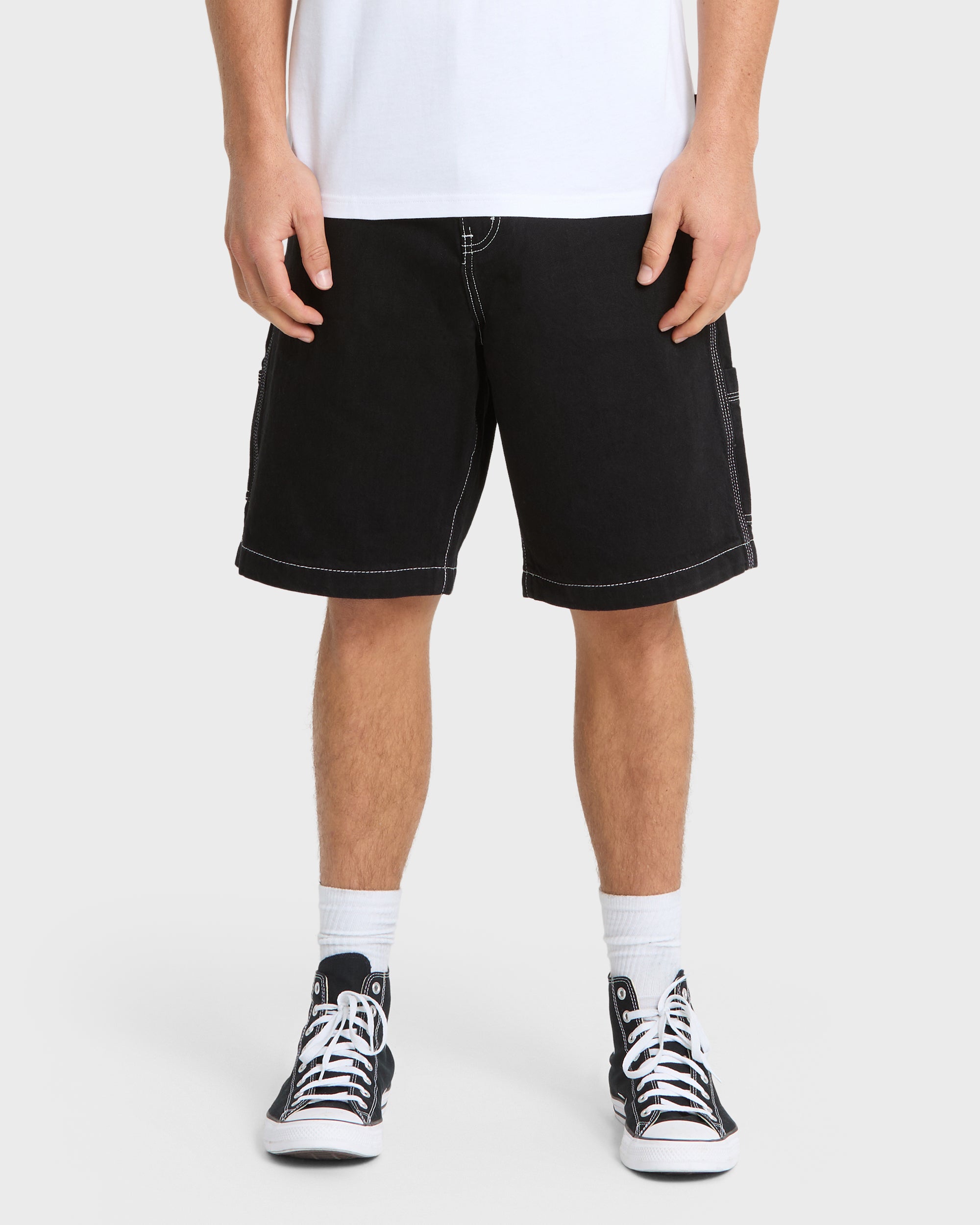Mercury Carpenter Denim Short - Black | Quiksilver