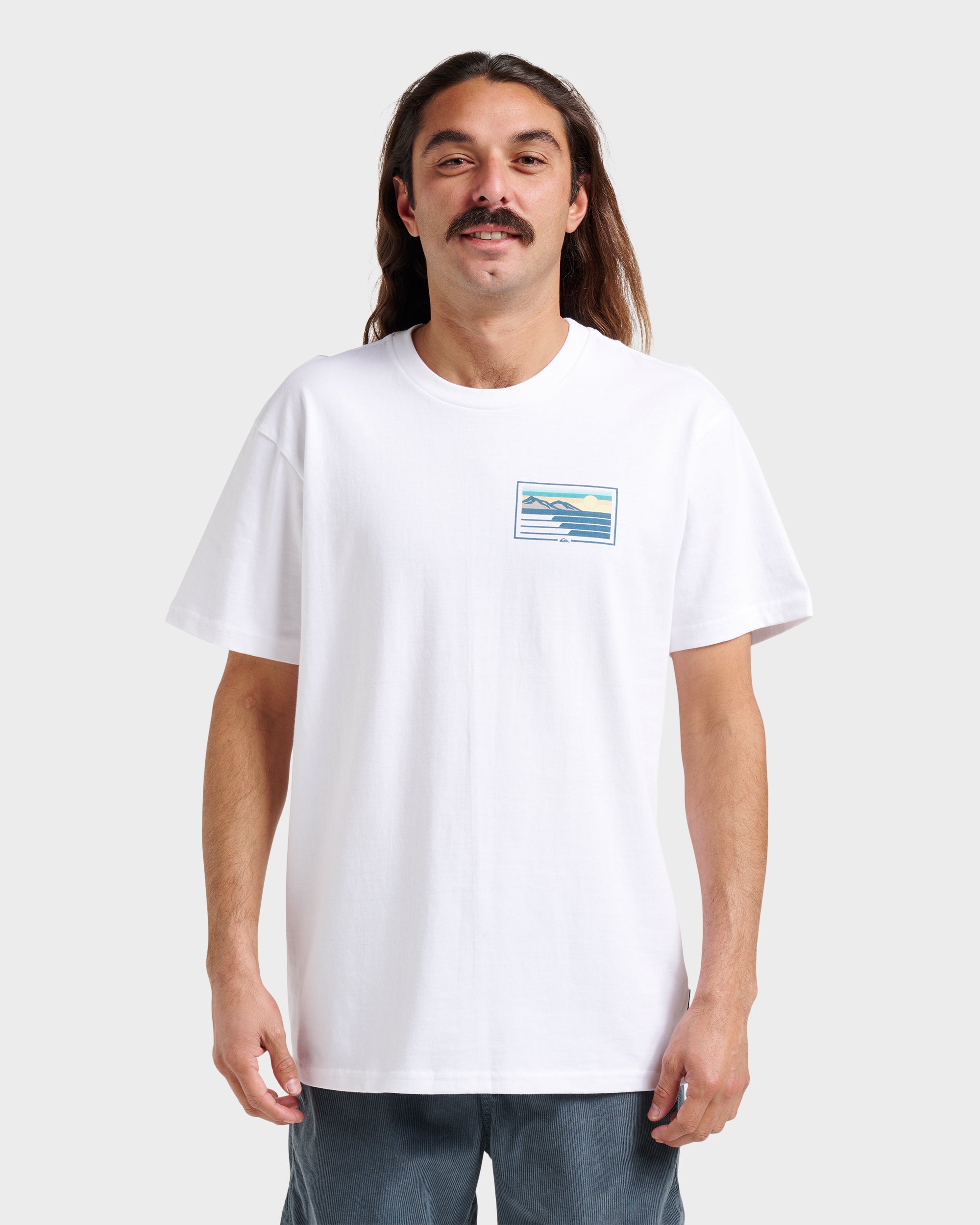 Coastal Vibes Classic T-shirt - White | Quiksilver