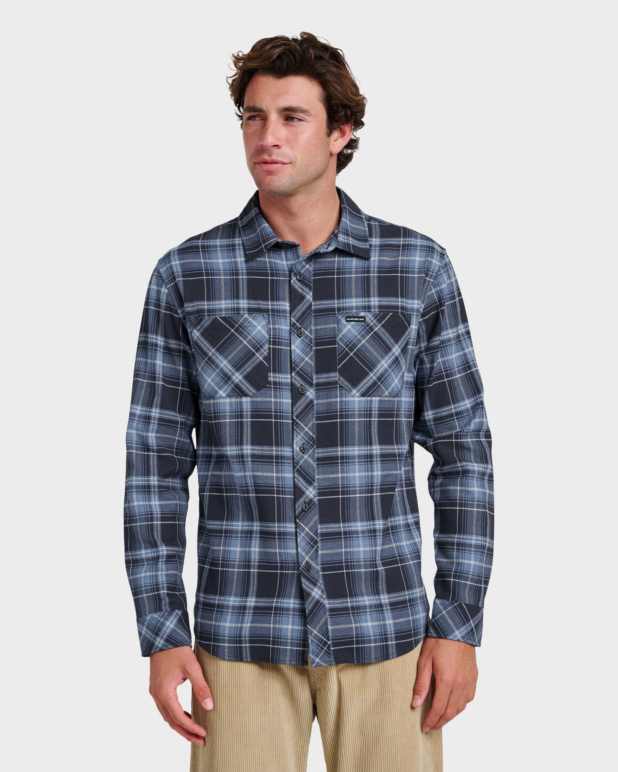 Meridian Stretch Flannel Shirt - Sargasso Sea | Quiksilver