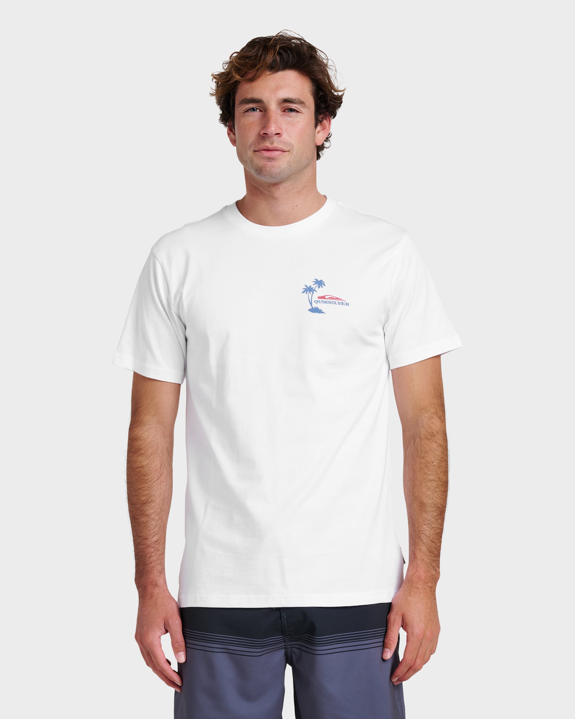 Tropical Surf Classic T-shirt - White | Quiksilver