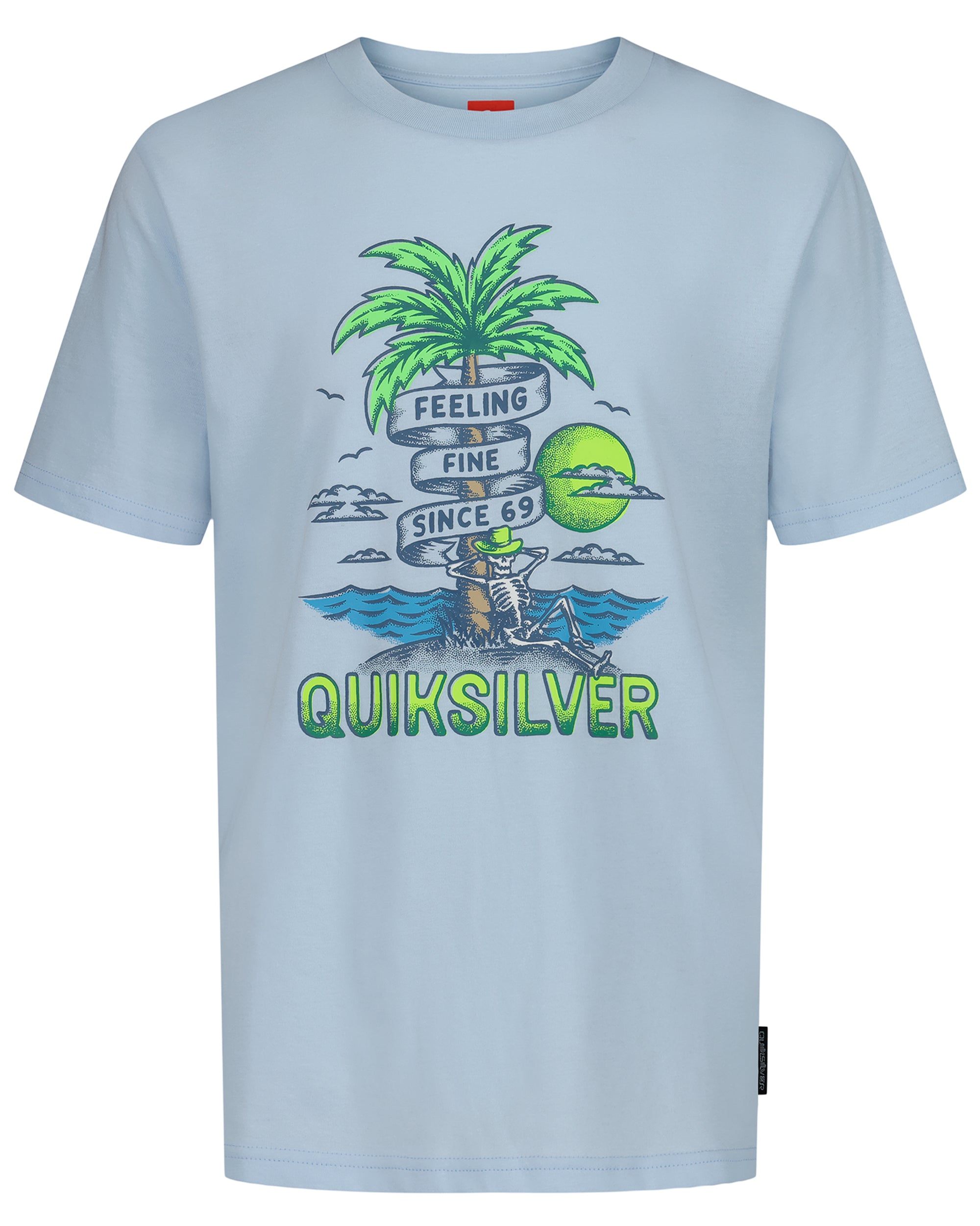 Boys Skeleton Chillin Short Sleeve T-Shirt - Boys Skeleton Chillin