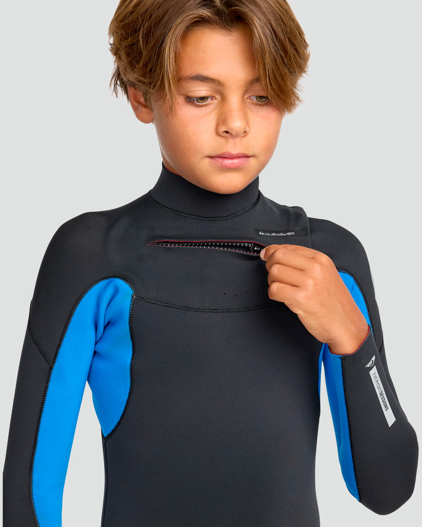 Boys Everyday Sessions 4/3 mm Chest Zip Fullsuit
