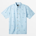 Waterman Game On Short Sleeve Shirt - Dream Blue Game On Woven