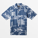 Waterman Molokai Short Sleeve Shirt - Ensign Blue Molokai Woven