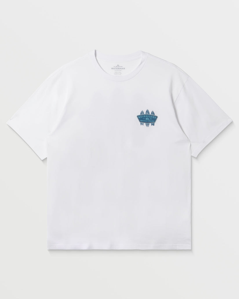 Quiksilver Waterman Twinz T-Shirt - White - 1