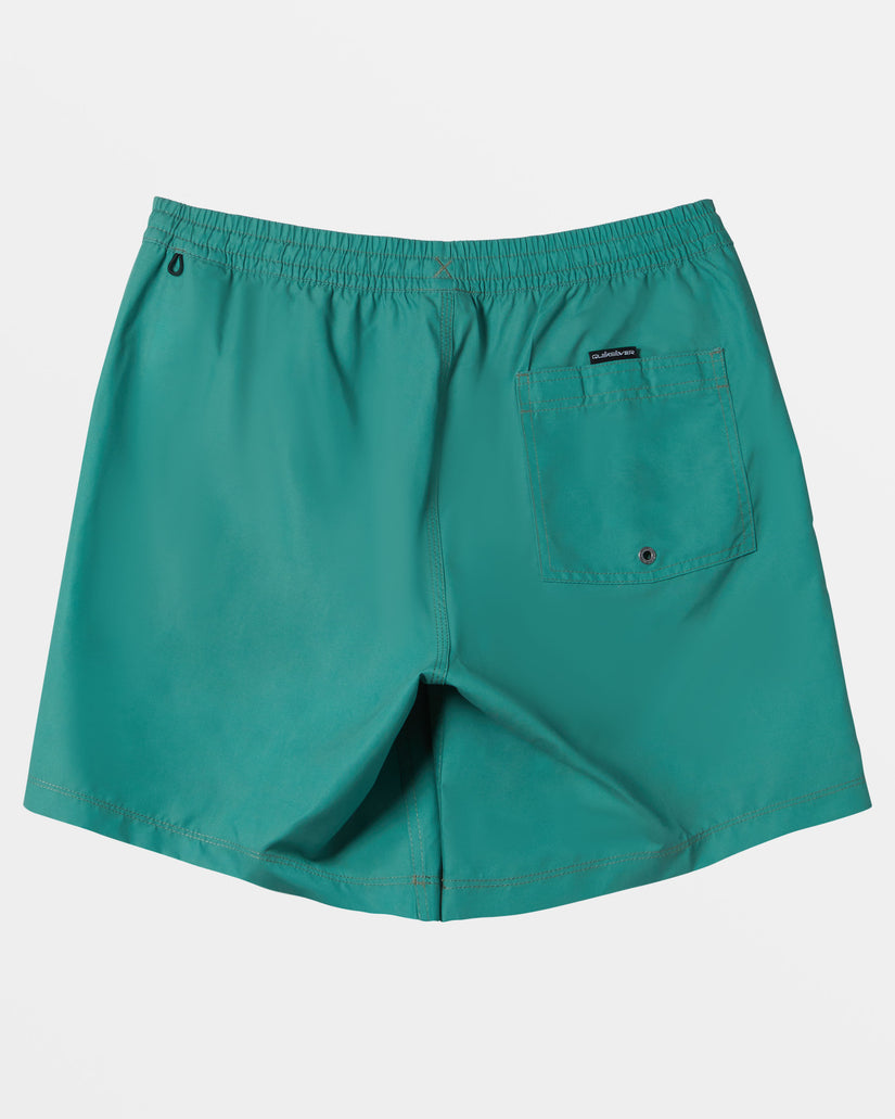 Everyday Solid Volley 17" Elastic Waist Shorts - Frosty Spruce