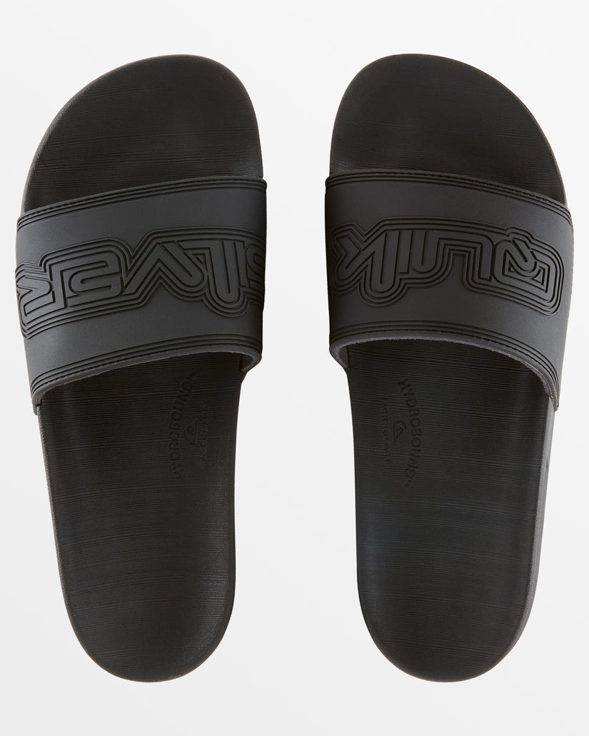 Rivi Wordmark Slide II Sandals - Black 4