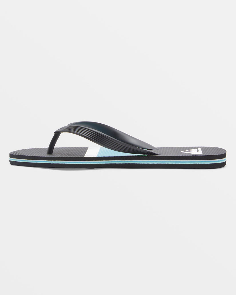 Molokai Stripe Sandals - Black 3 – Quiksilver