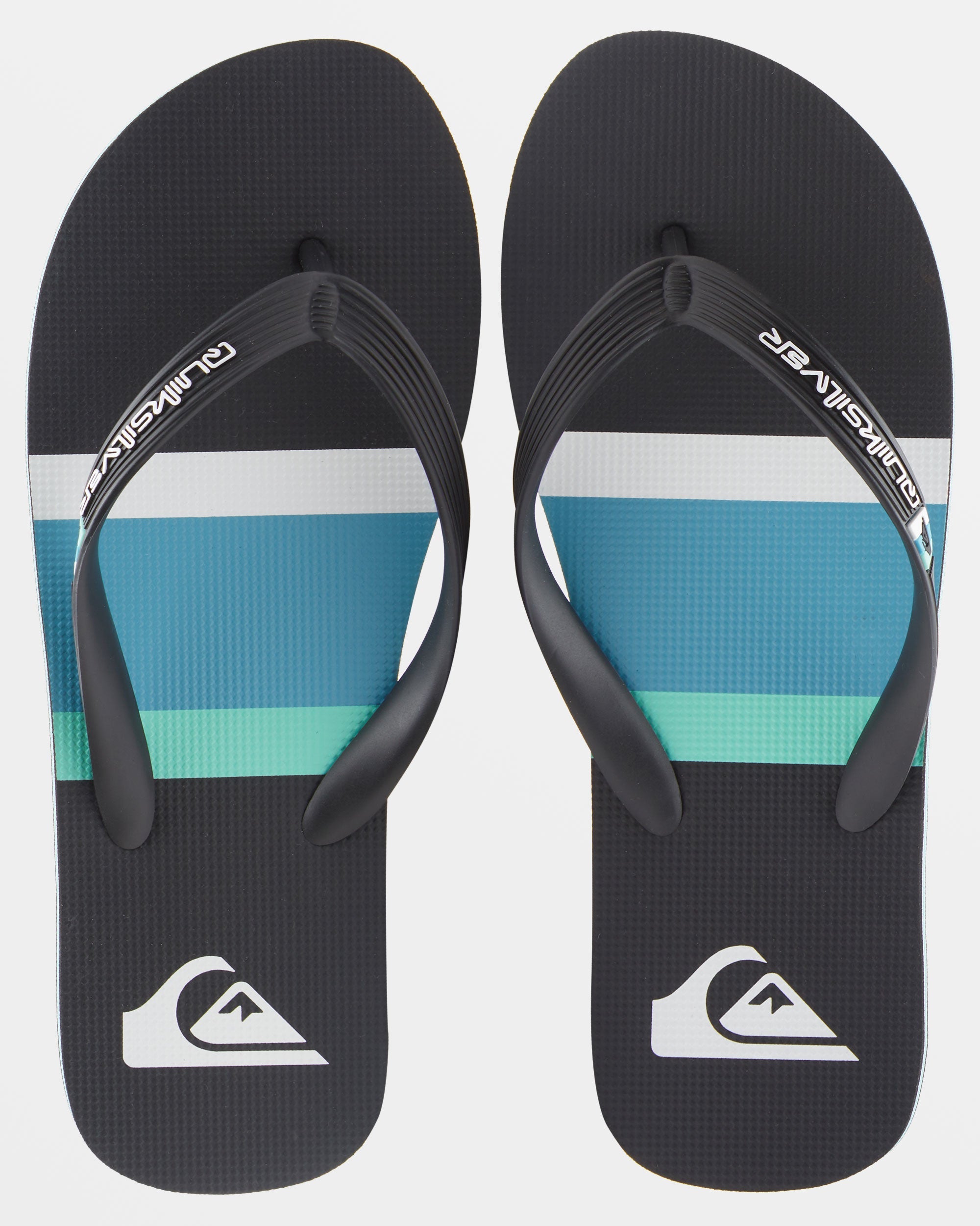 Molokai Stripe Sandals - Black 3 – Quiksilver