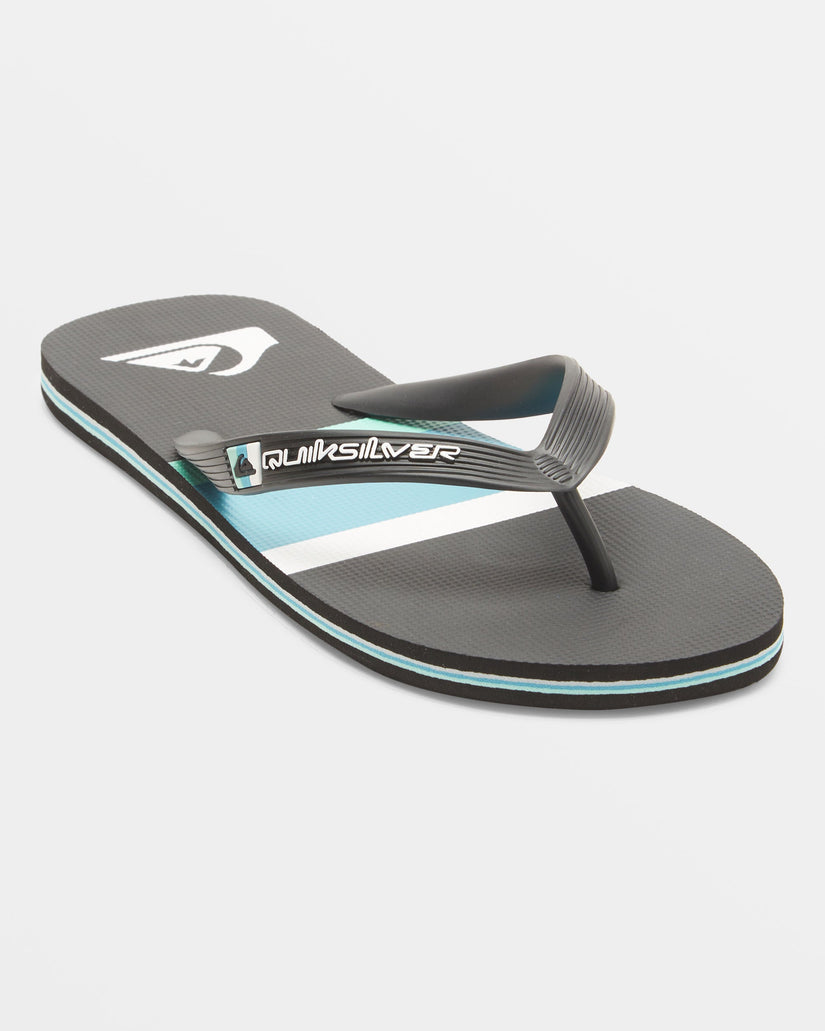 Molokai Stripe Sandals - Black 3 – Quiksilver