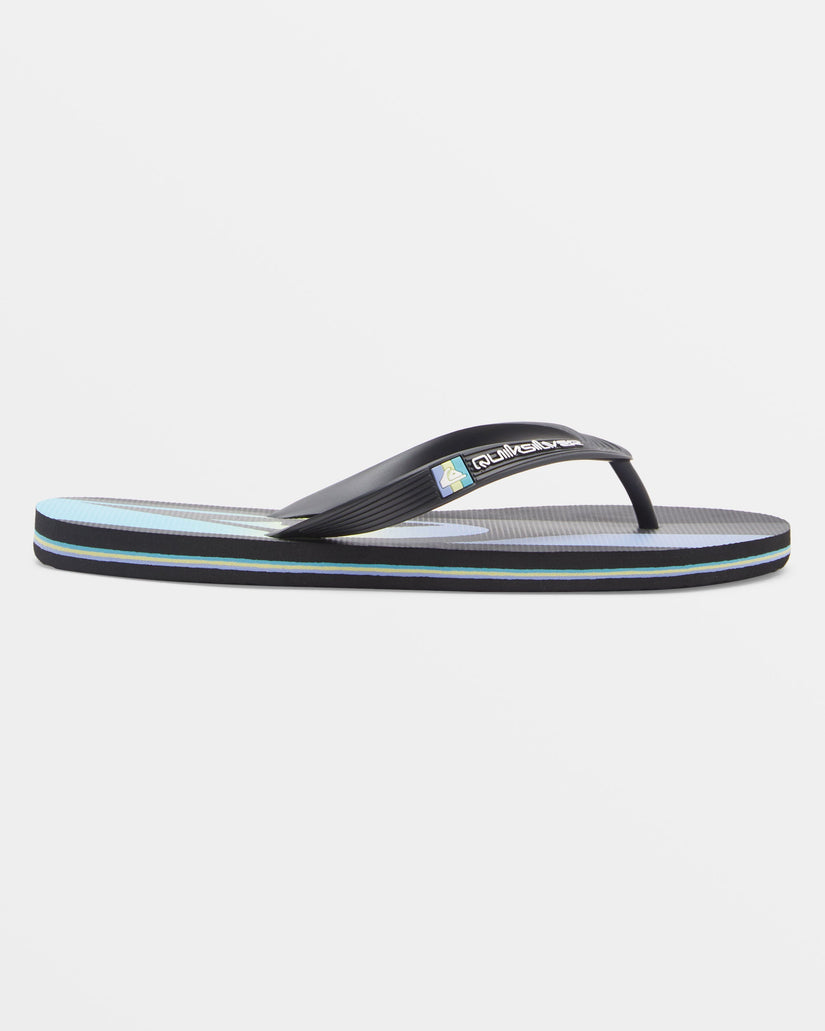 Molokai Stripe Sandals - Black 4 – Quiksilver