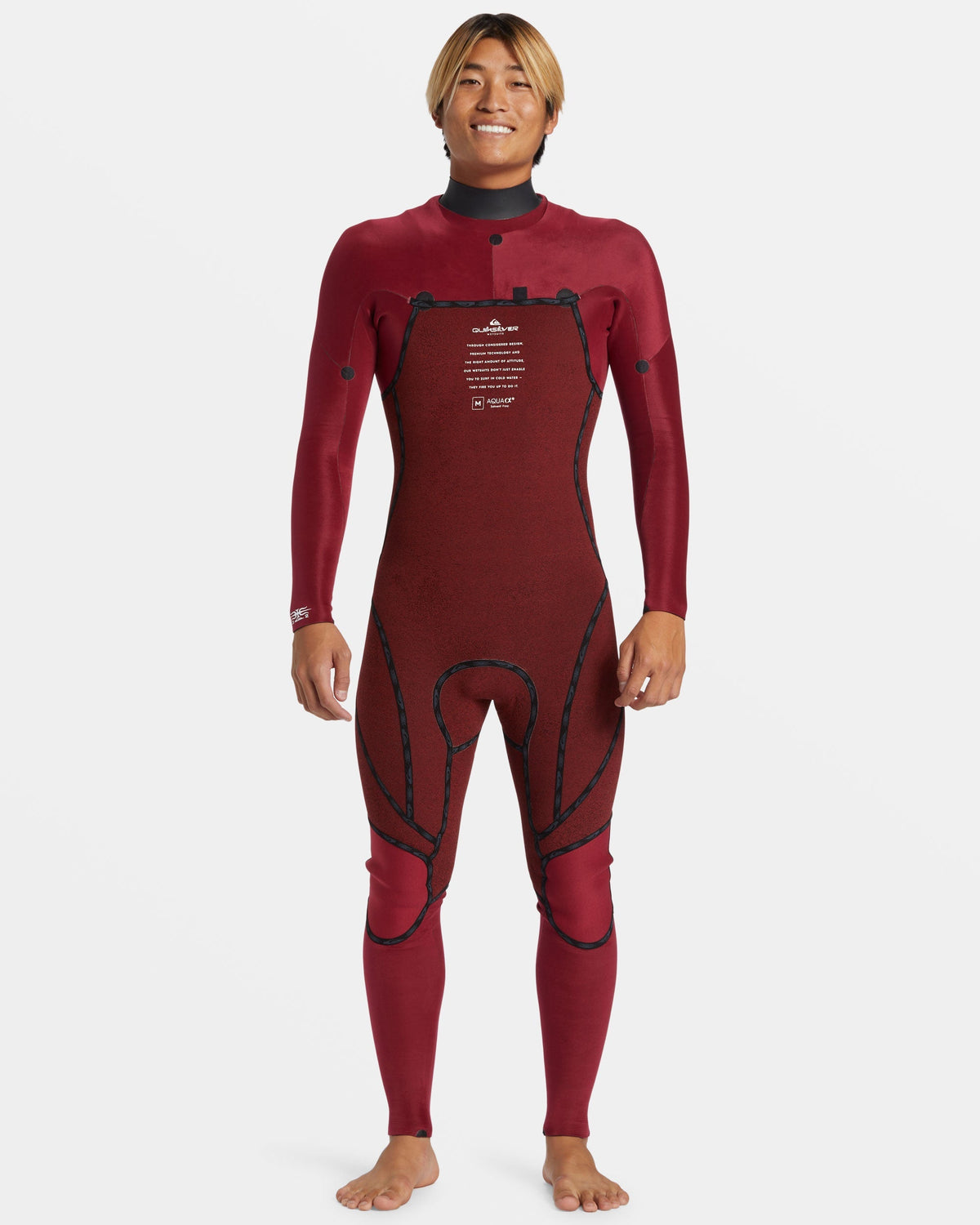 4/3mm Mercury Chest Zip GBS Wetsuit - High Risk Red HIGH RISK RED 2