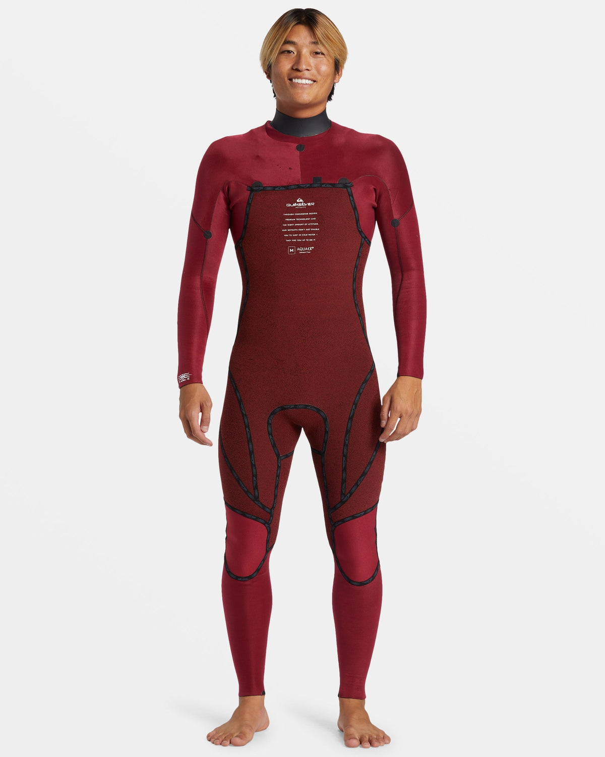 3/2mm Mercury Chest Zip GBS Wetsuit - Black BLACK 2