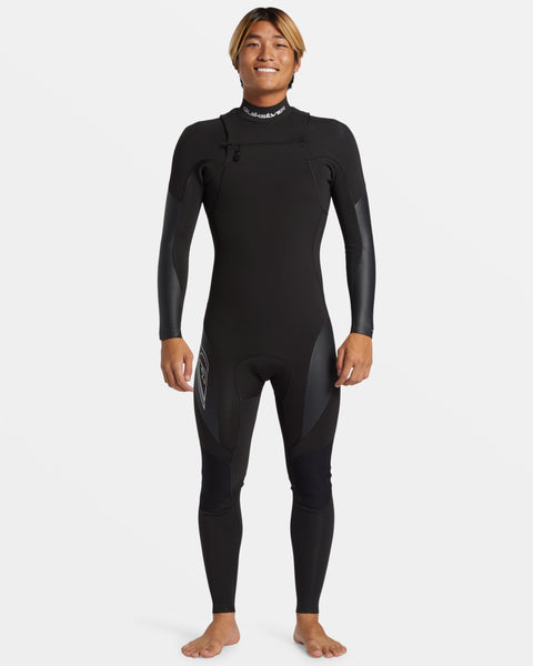 3/2mm Mercury Chest Zip GBS Wetsuit - Black | Quiksilver