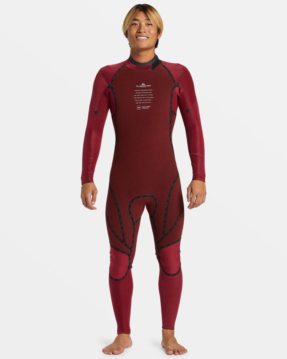 4/3mm Mercury Back Zip GBS Wetsuit - Black BLACK 2