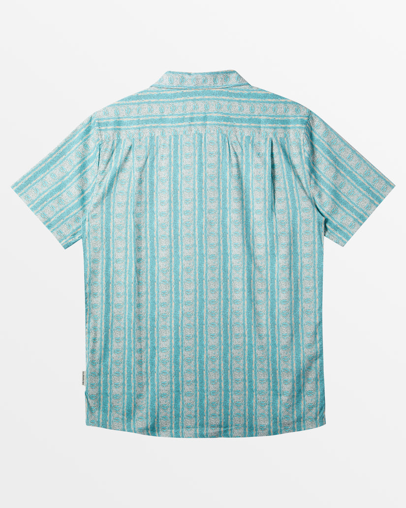 Pool Party Casual Short Sleeve Shirt - Capri Pacific Tribe Ss