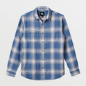 DNA Long Sleeve Flannel Shirt - Coronet Blue Print