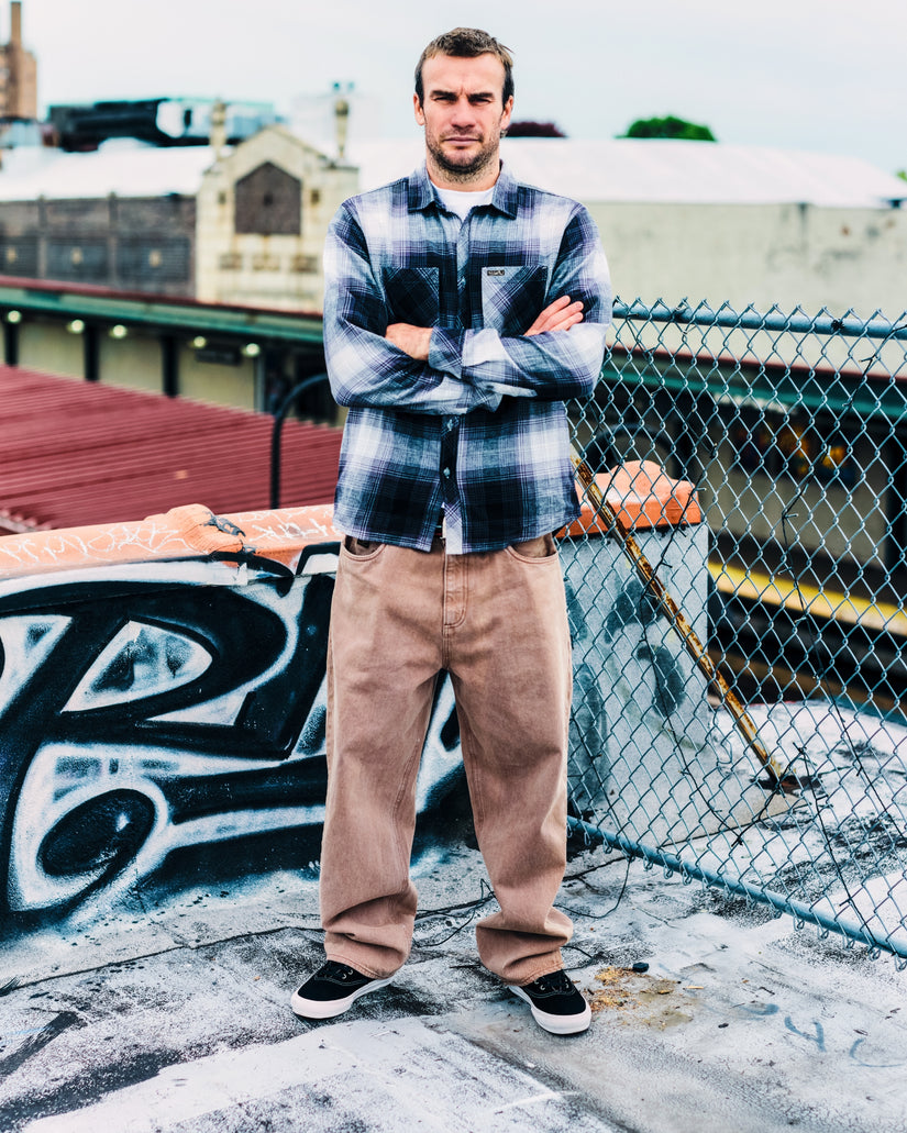 QSD Baggy Jeans - Pine Bark
