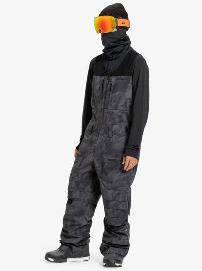 Travis Rice Gore-Tex Pro Bib Snow Pants - Black Piper | Quiksilver Travis Rice Gore-Tex Pro Bib Snow Pants - Black Piper | Quiksilver