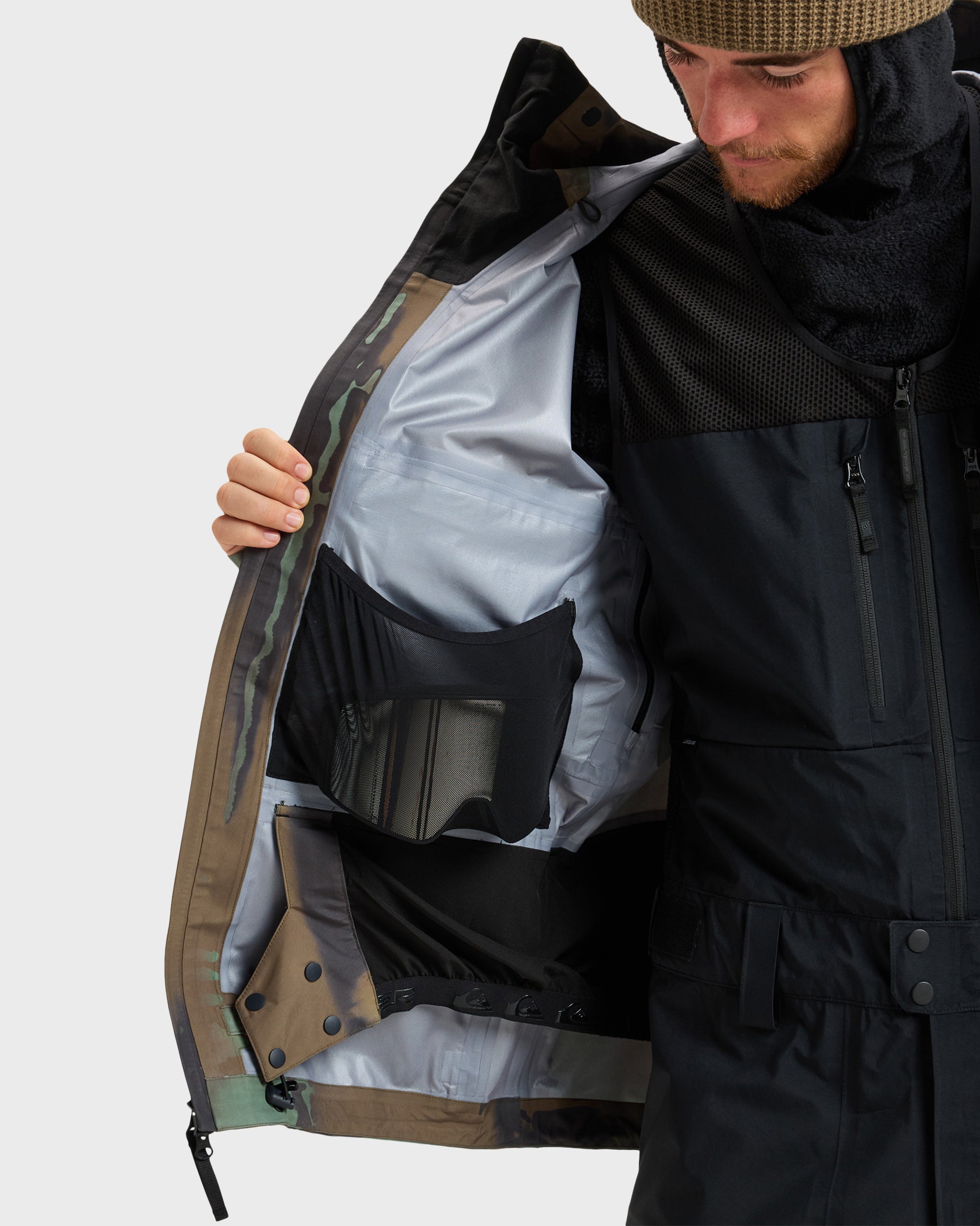 スノーボード Quiksilver HIGHLINE PRO 3L GORE-TEX JK Highline Pro 3L GORE-TEX® Snow Jacket for Men - Highline Pro 3L