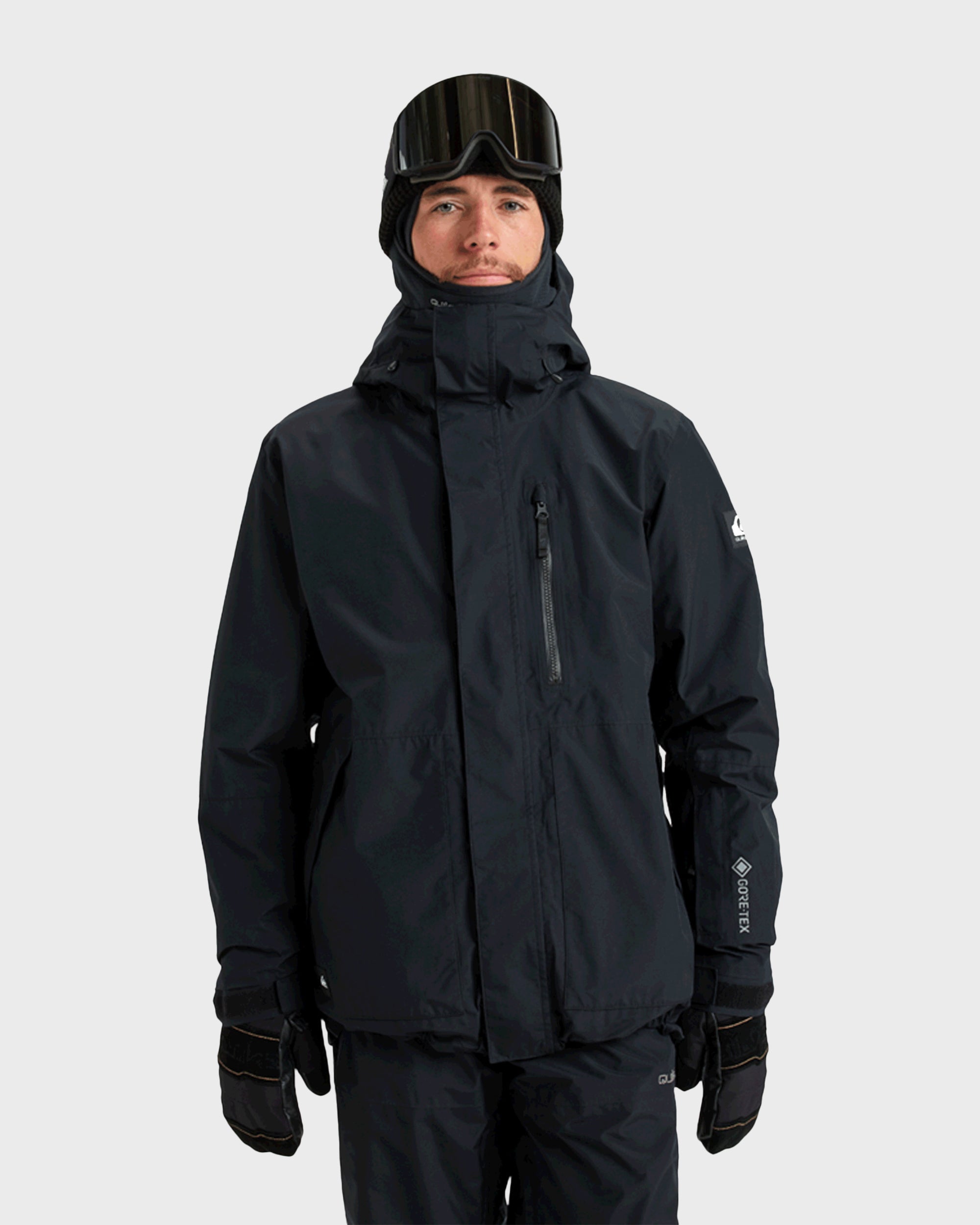 スノーボード Quiksilver MISSION GORE JK GORE-TEX Mission GORE-TEX Snow Jacket - Black | Quiksilver