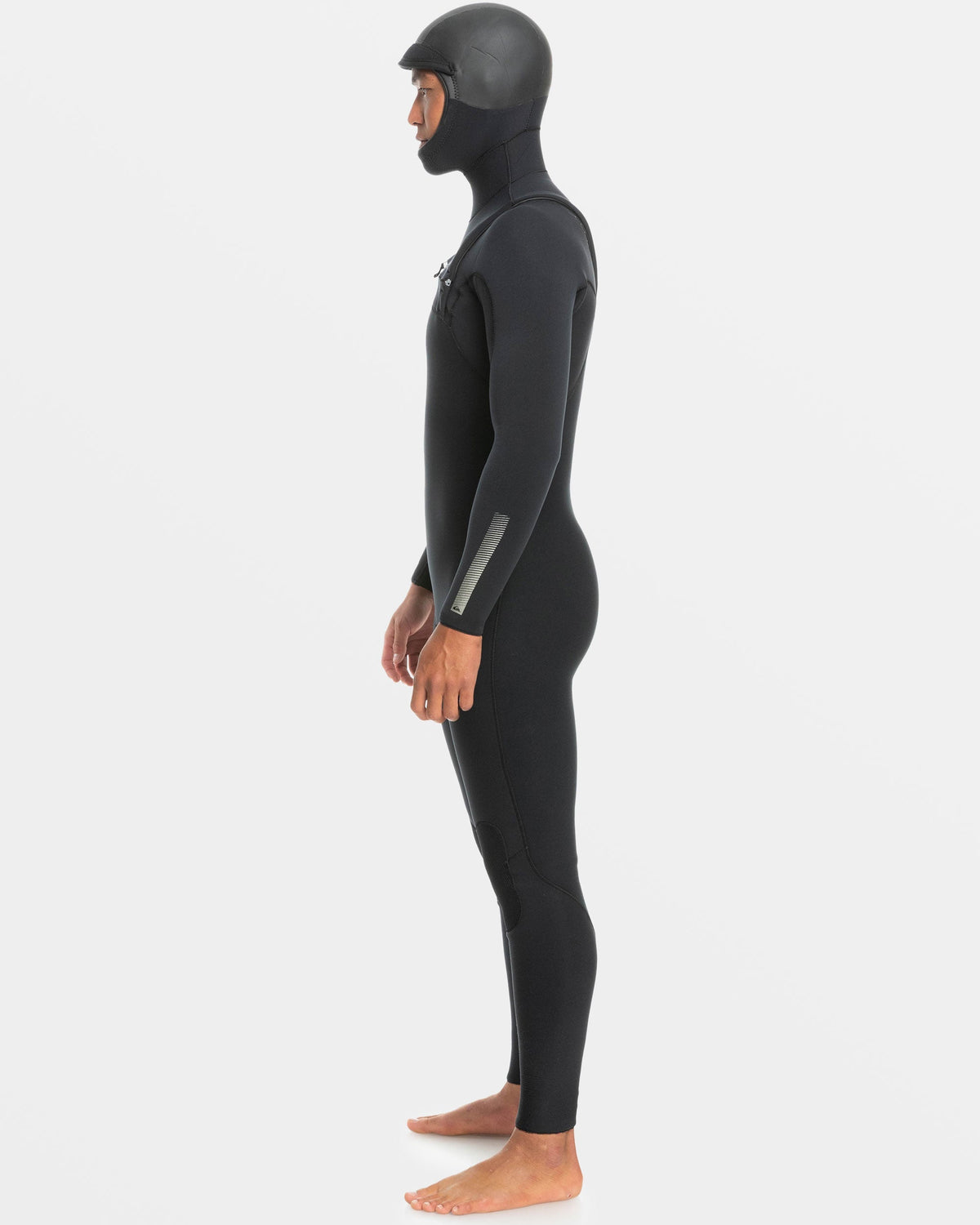5/4/3mm Highline Hooded Chest Zip Wetsuit - Black BLACK 5