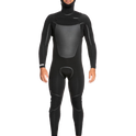 5/4/3 Marathon Sessions Hooded Chest Zip Wetsuit - Black