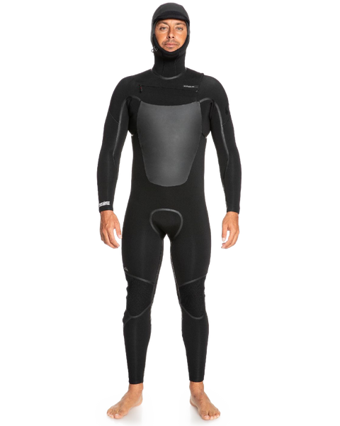 5/4/3 Marathon Sessions Hooded Chest Zip Wetsuit - Black | Quiksilver