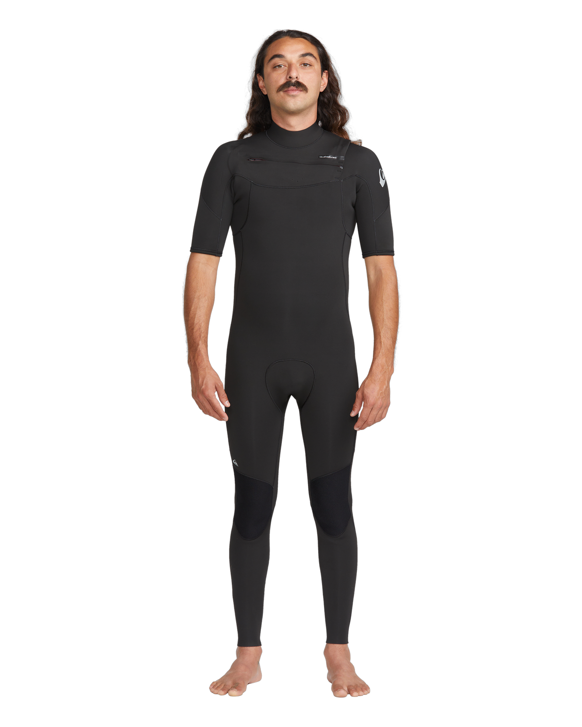 2/2 Everyday Sessions Chest Zip Short Sleeve Wetsuit - Black