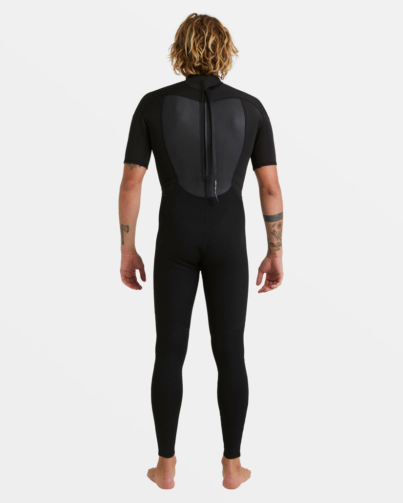2/2mm Prologue Short Sleeve Back Zip Spring Suit - Black | Quiksilver