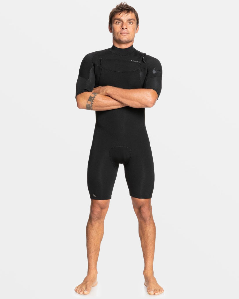 2/2mm Everyday Sessions Short Sleeve Spring Suit - Black BLACK 1